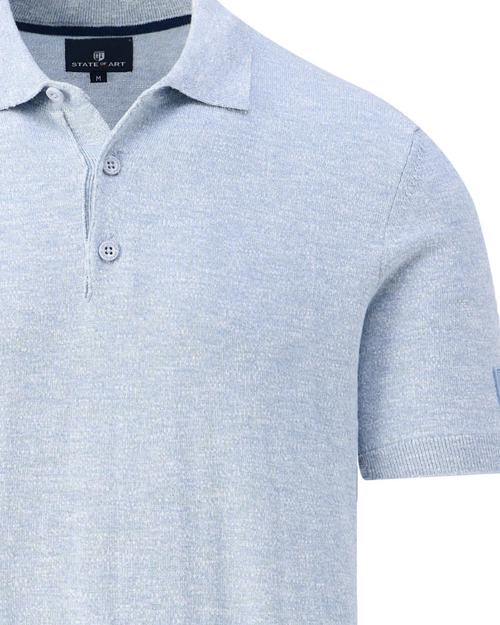 State of Art Polo Korte mouw Licht blauw 109078-001-4XL