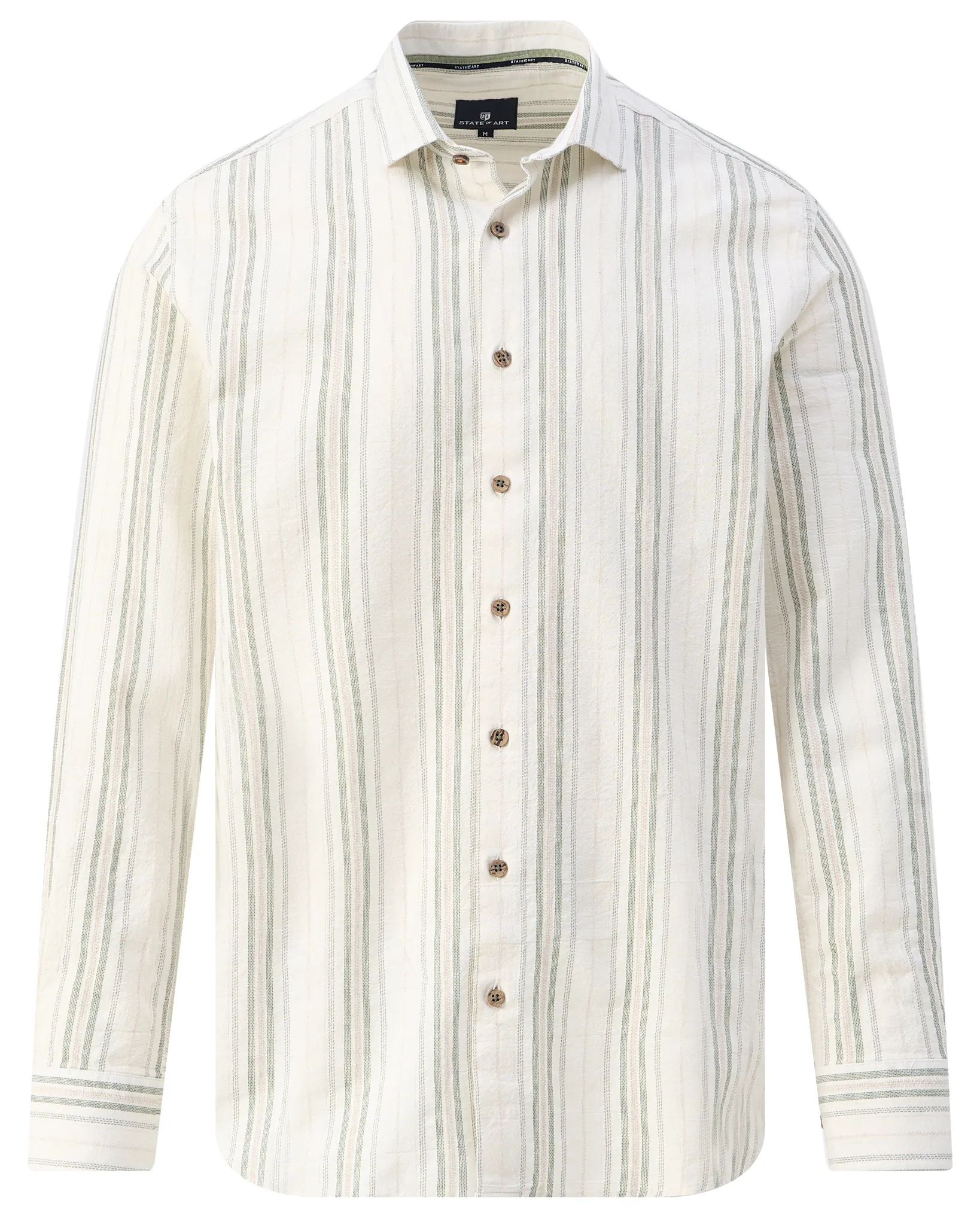 State of Art Casual Overhemd LM Wit 109089-001-L