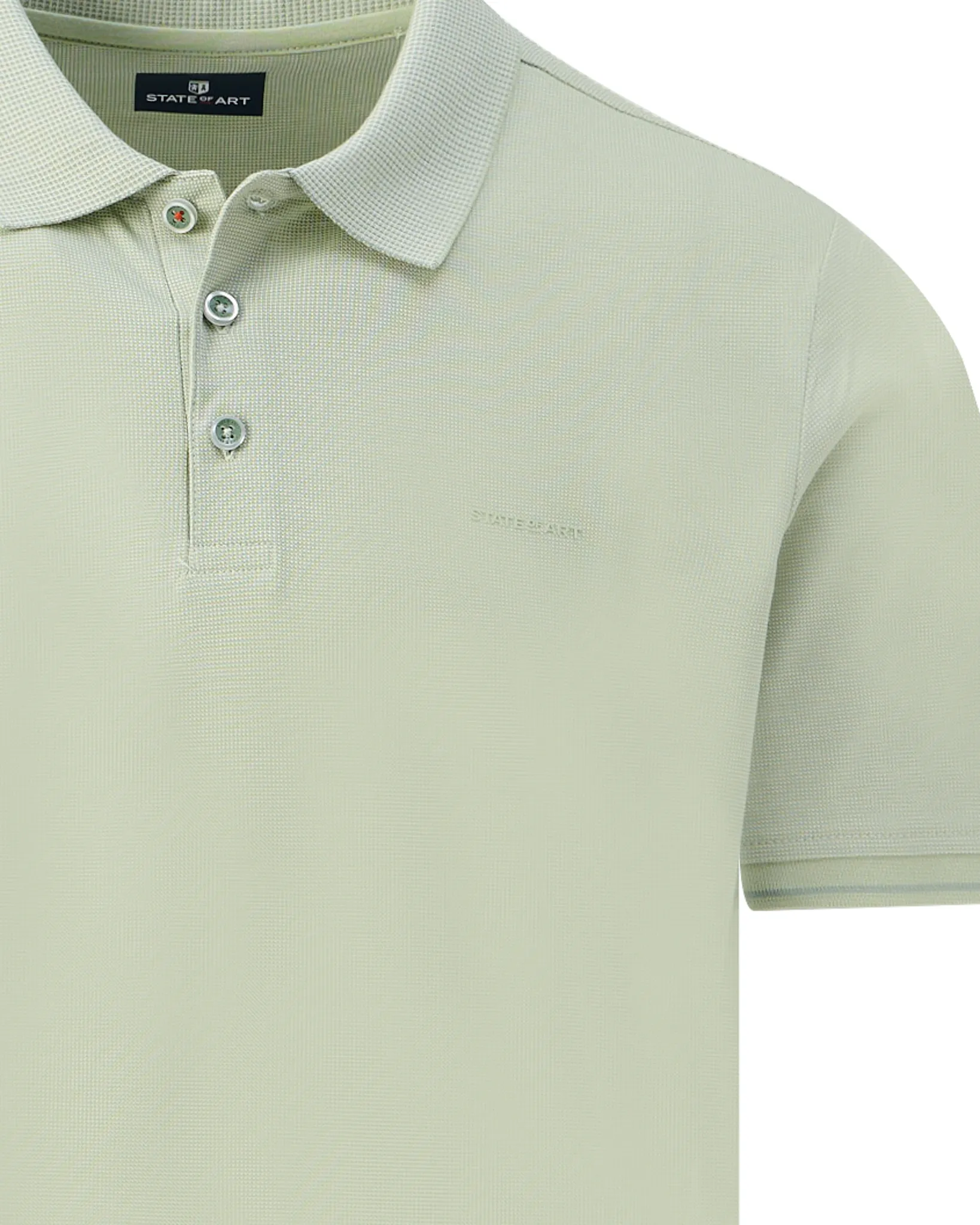 State of Art Polo Korte mouw Licht groen 109095-001-L