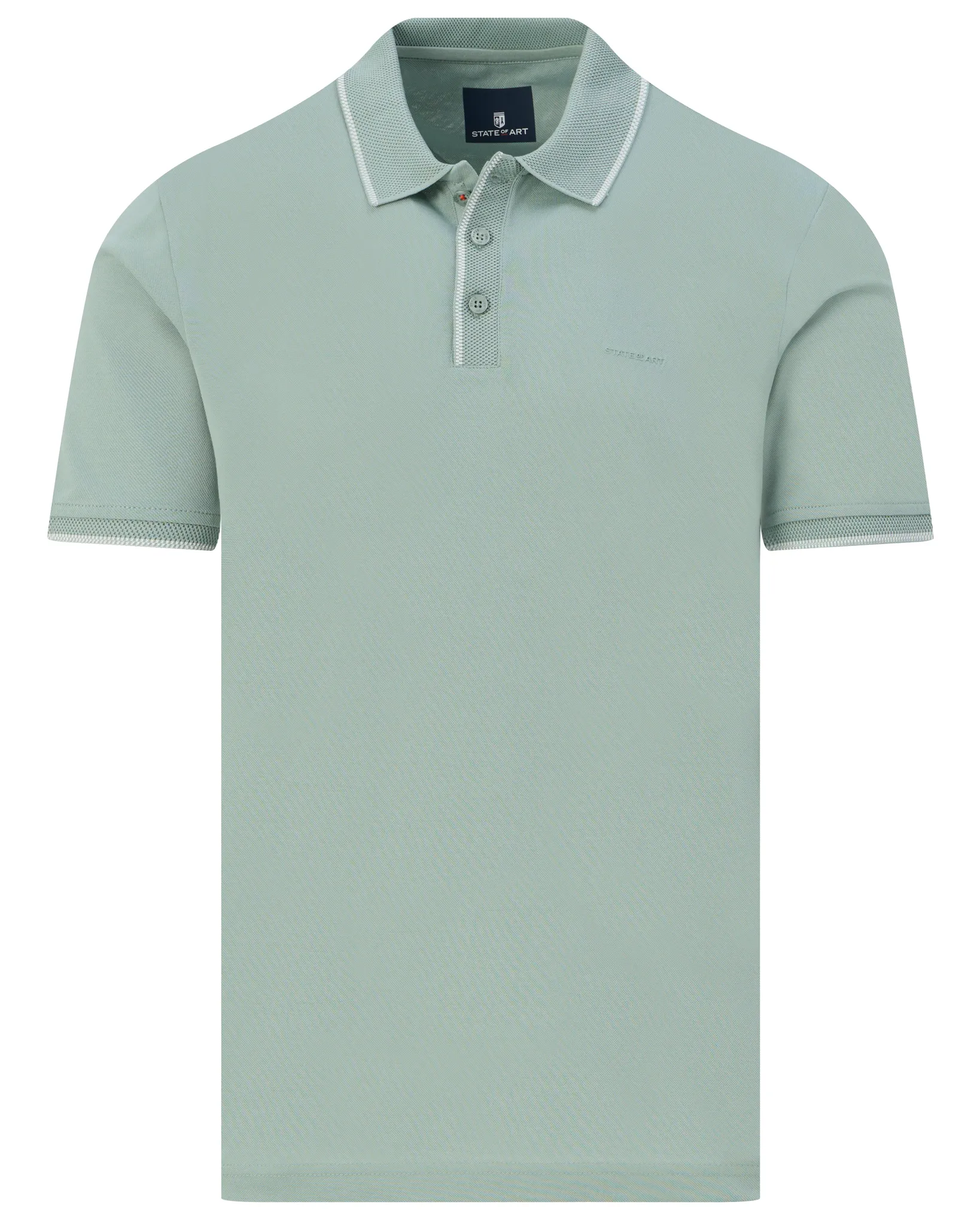 State of Art Polo Korte mouw Groen 109096-001-L