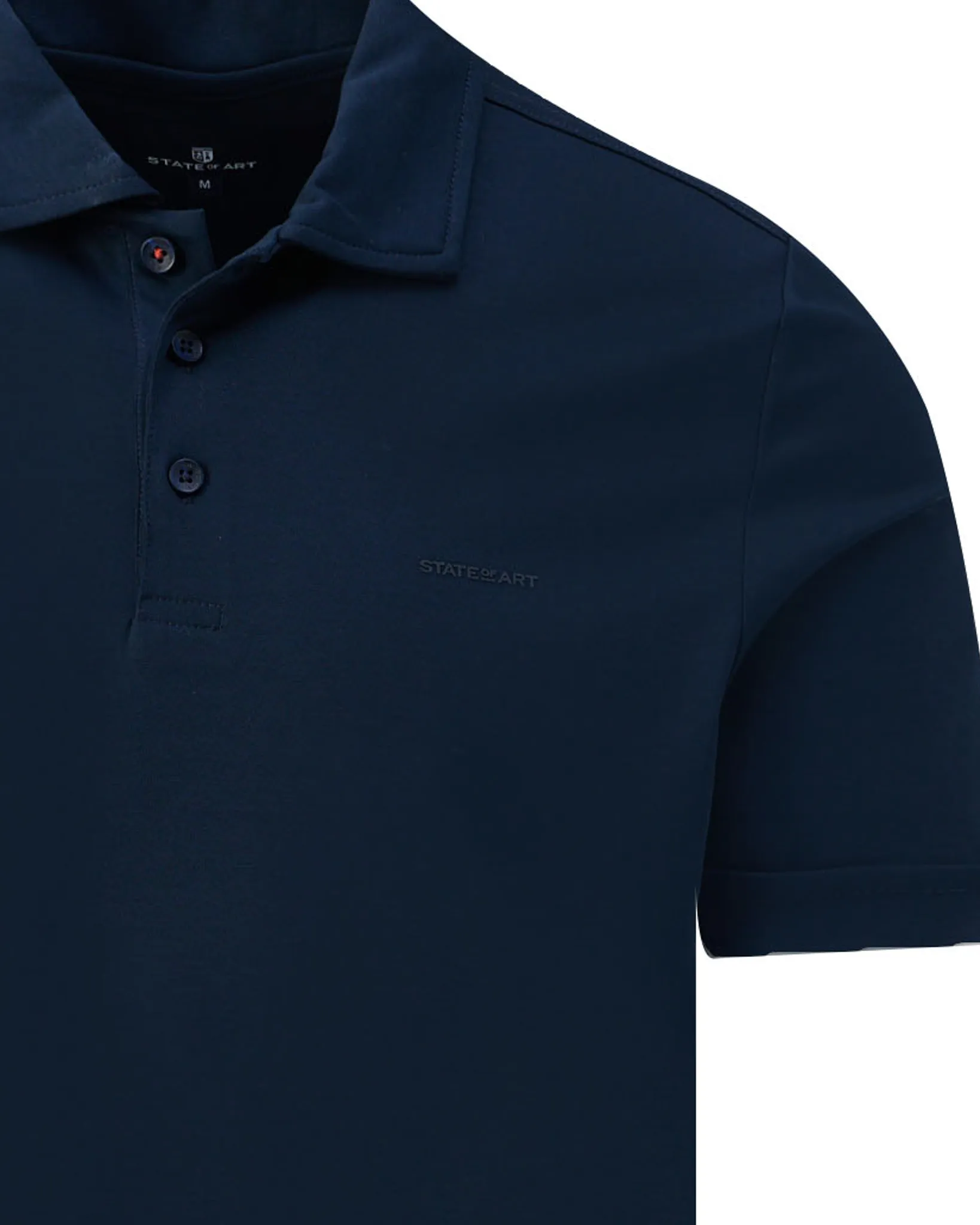 State of Art Polo Korte mouw Donker blauw 109098-001-4XL