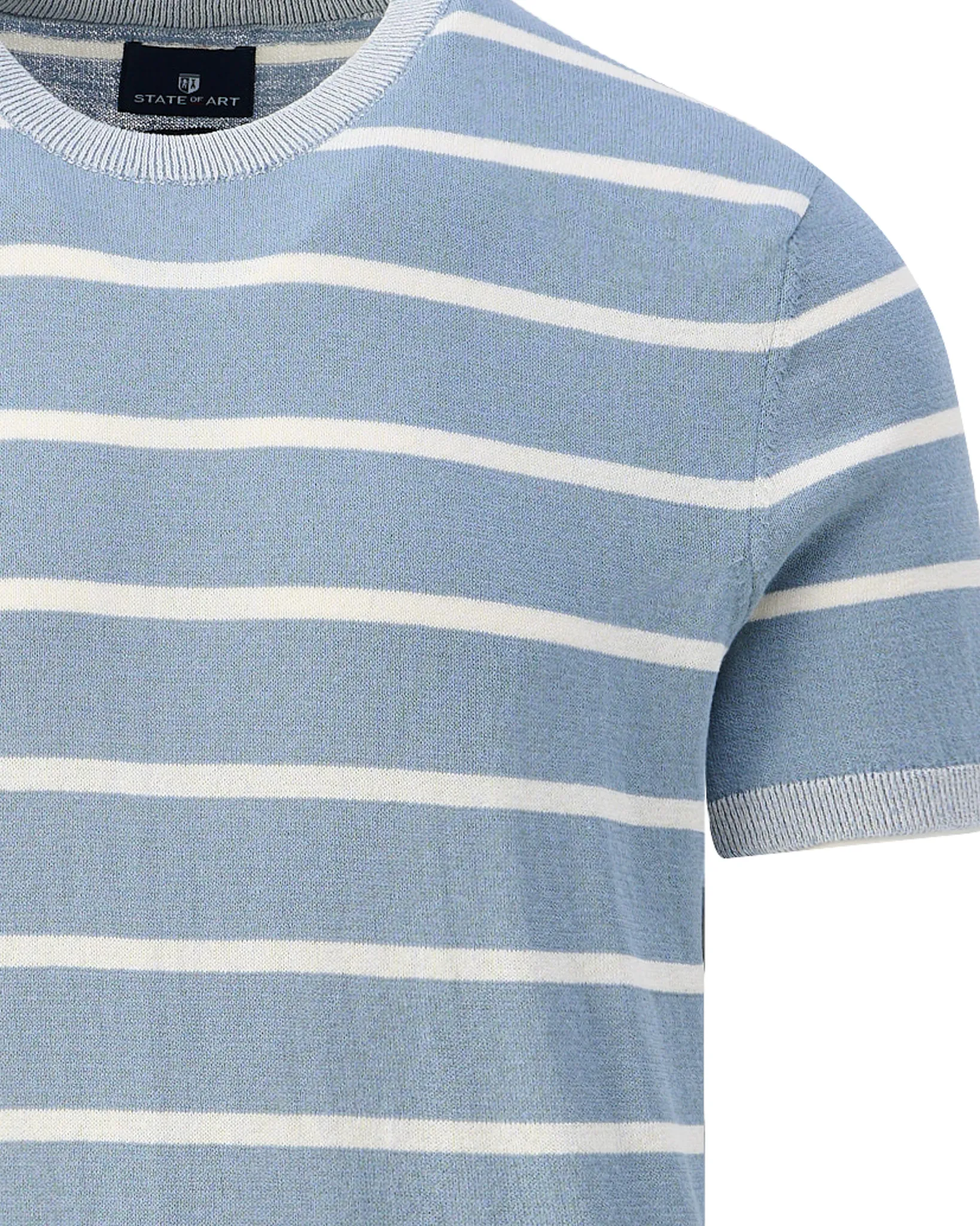 State of Art T-shirt Korte mouw Licht blauw 109103-001-4XL