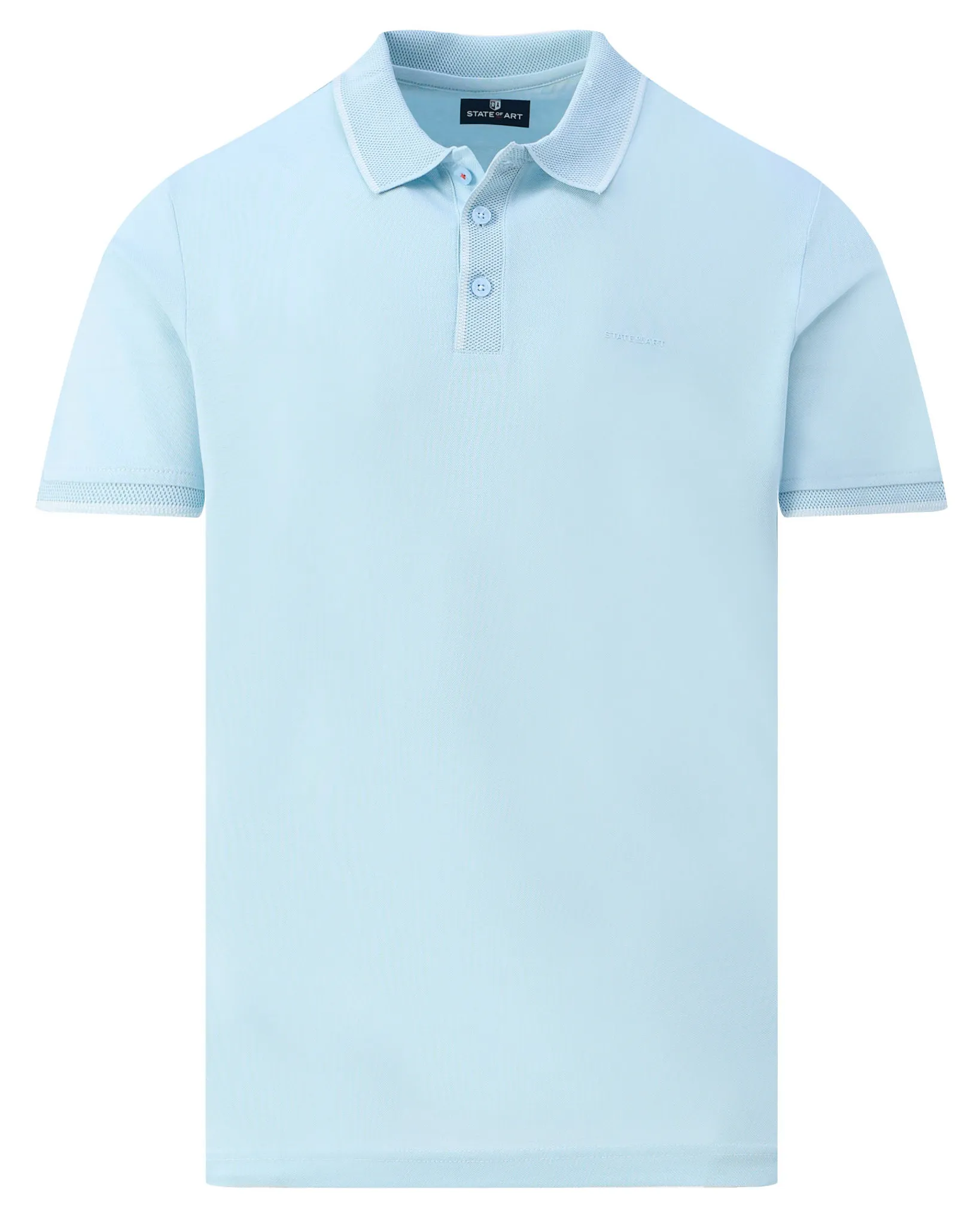 State of Art Polo Korte mouw Licht blauw 109105-001-4XL