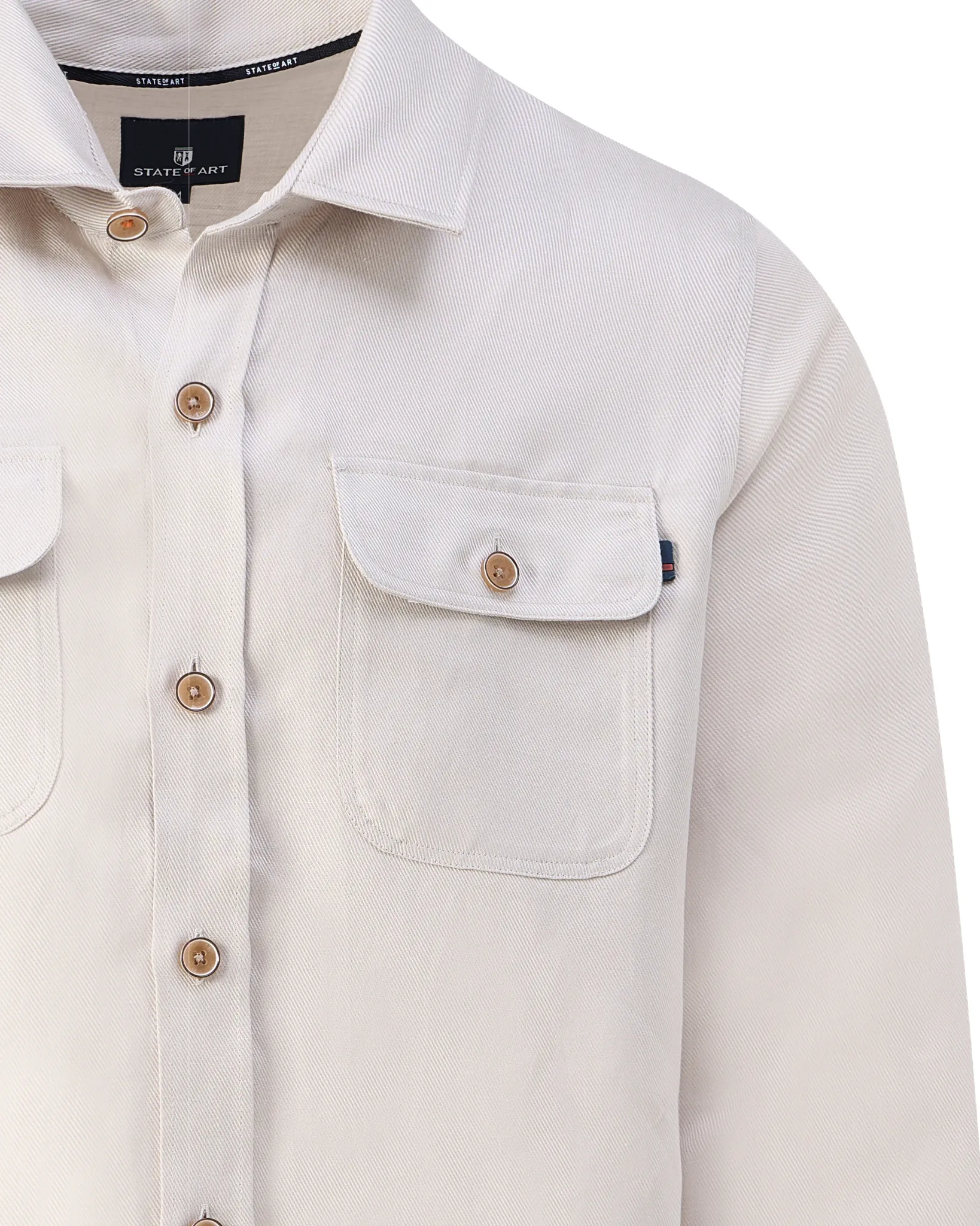 State of Art Overshirt Wit 109109-001-4XL