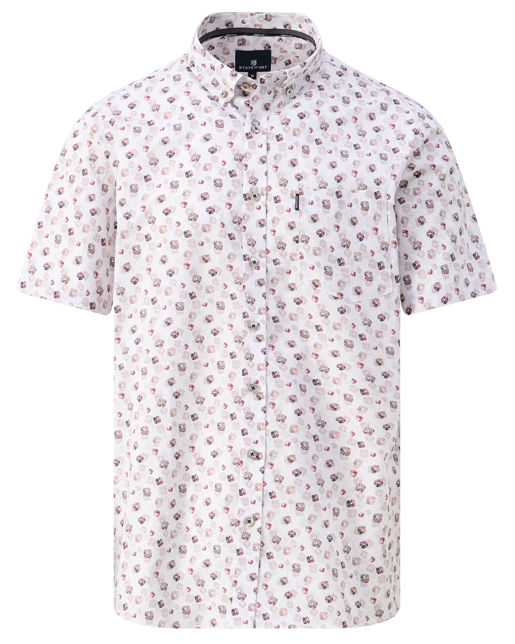 State of Art Casual Overhemd KM Roze 109110-001-L