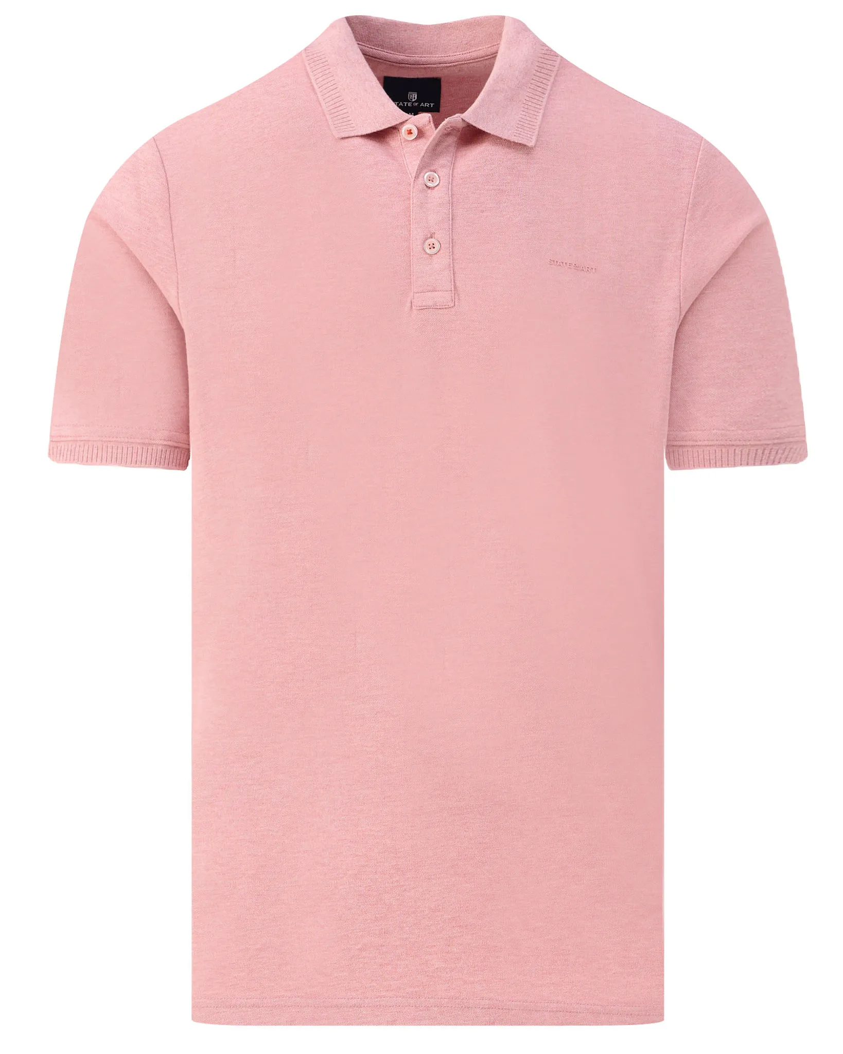 State of Art Polo Korte mouw Roze 109111-001-L