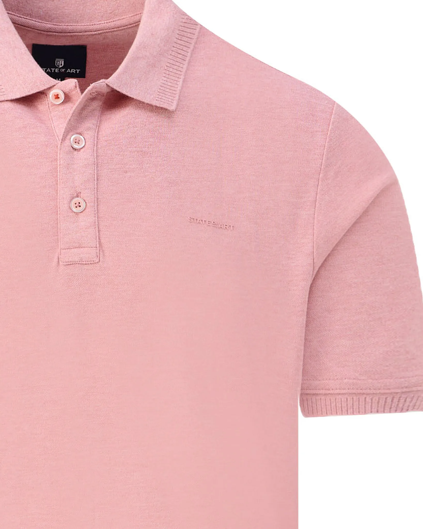 State of Art Polo Korte mouw Roze 109111-001-L