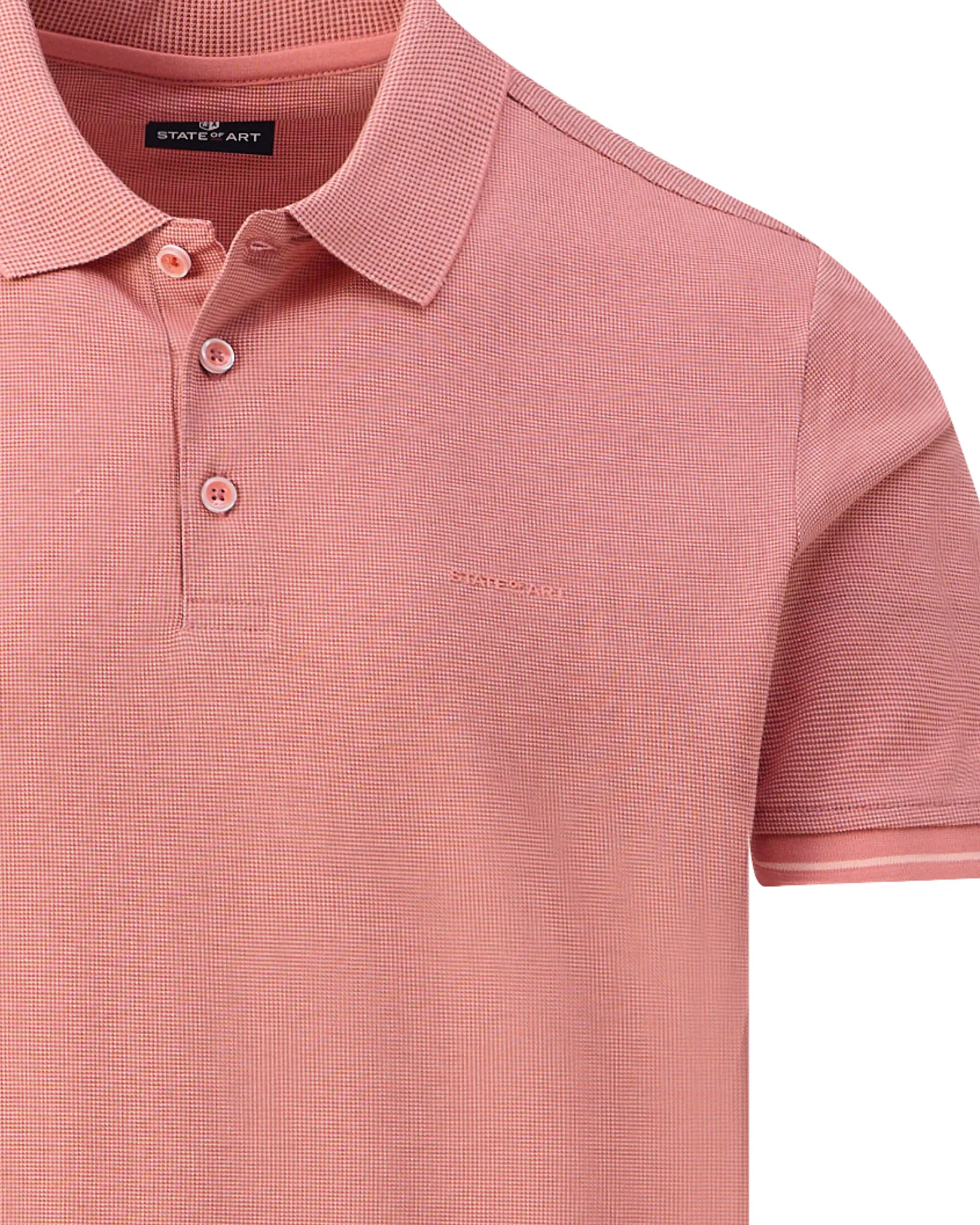 State of Art Polo Korte mouw Roze 109112-001-L