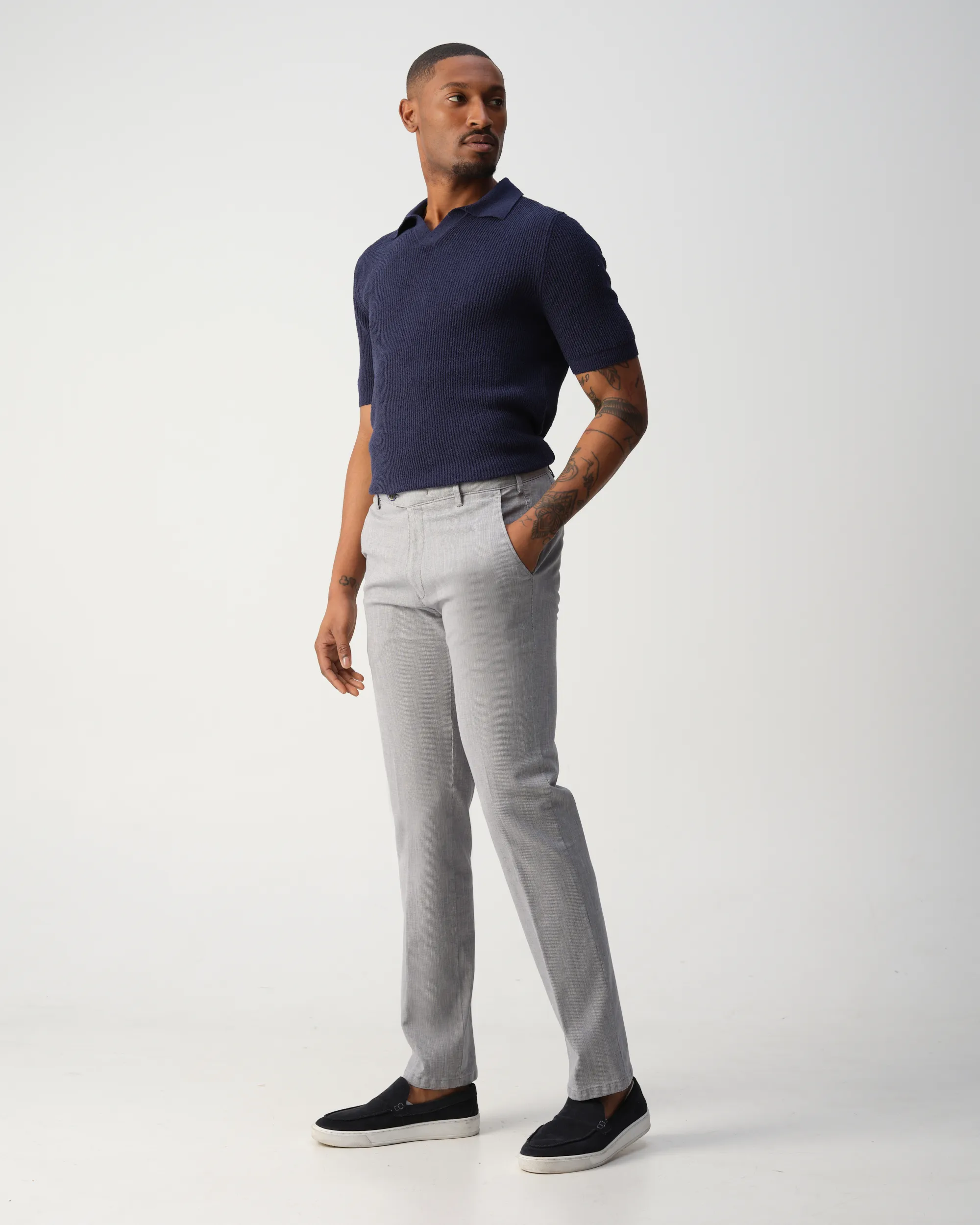 Meyer Bonn Pantalon Grijs 109154-001-24