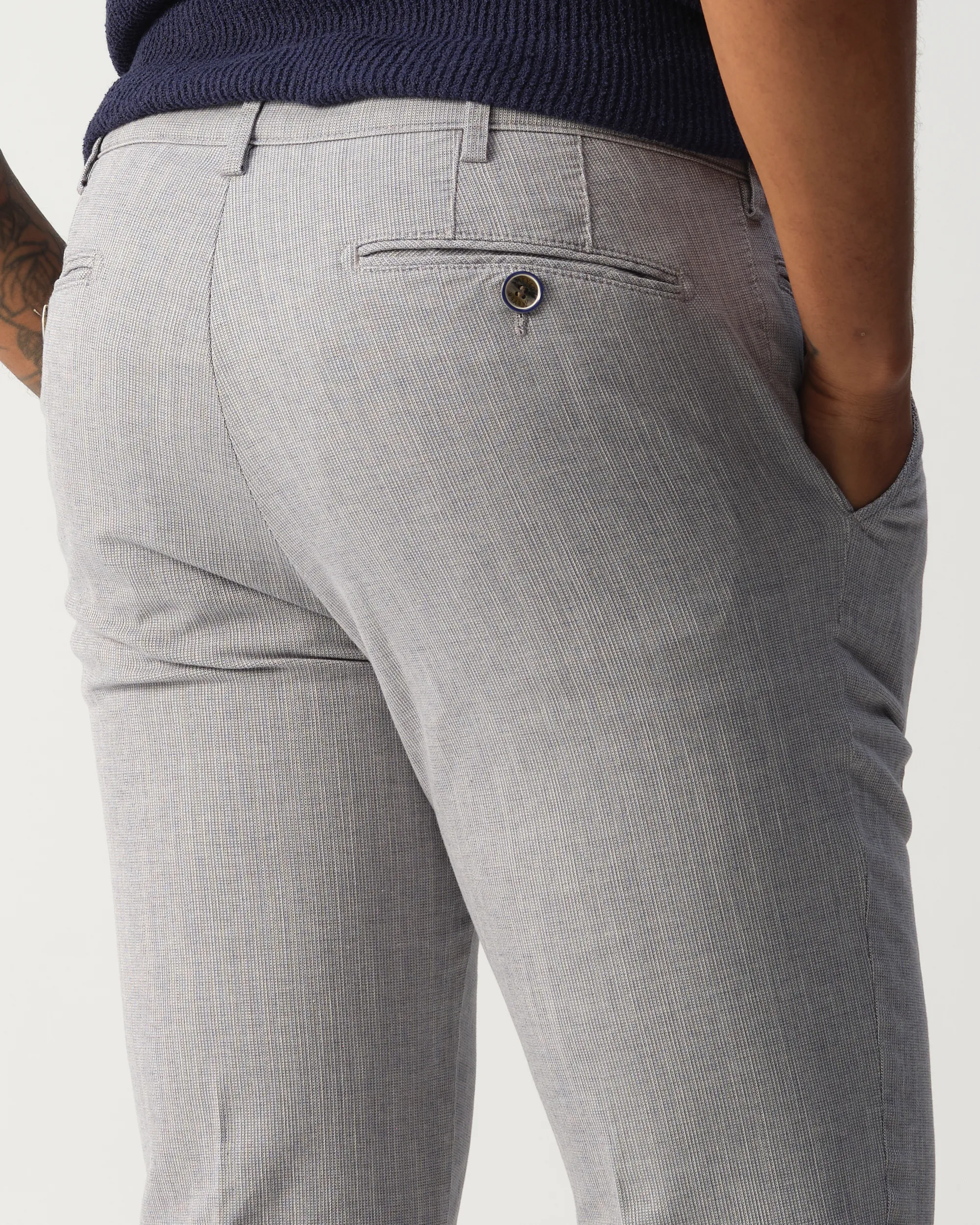 Meyer Bonn Pantalon Grijs 109154-001-24