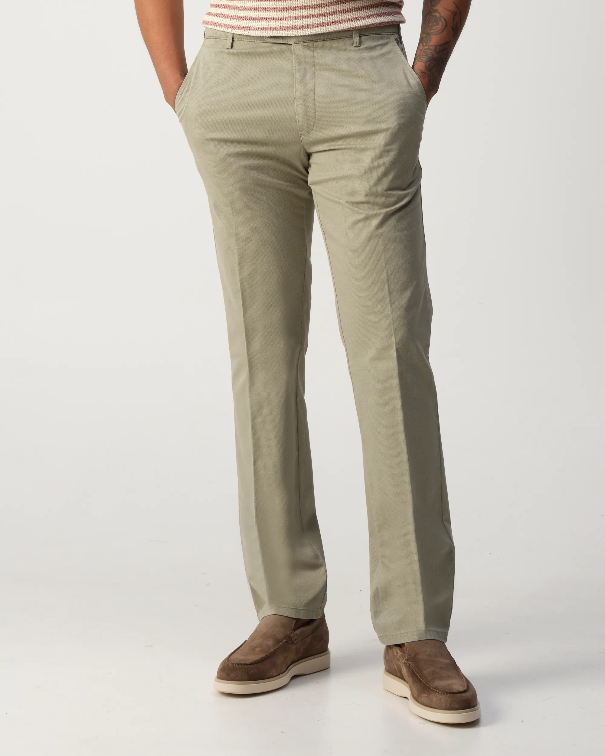 Meyer Bonn Pantalon Groen 109156-001-24