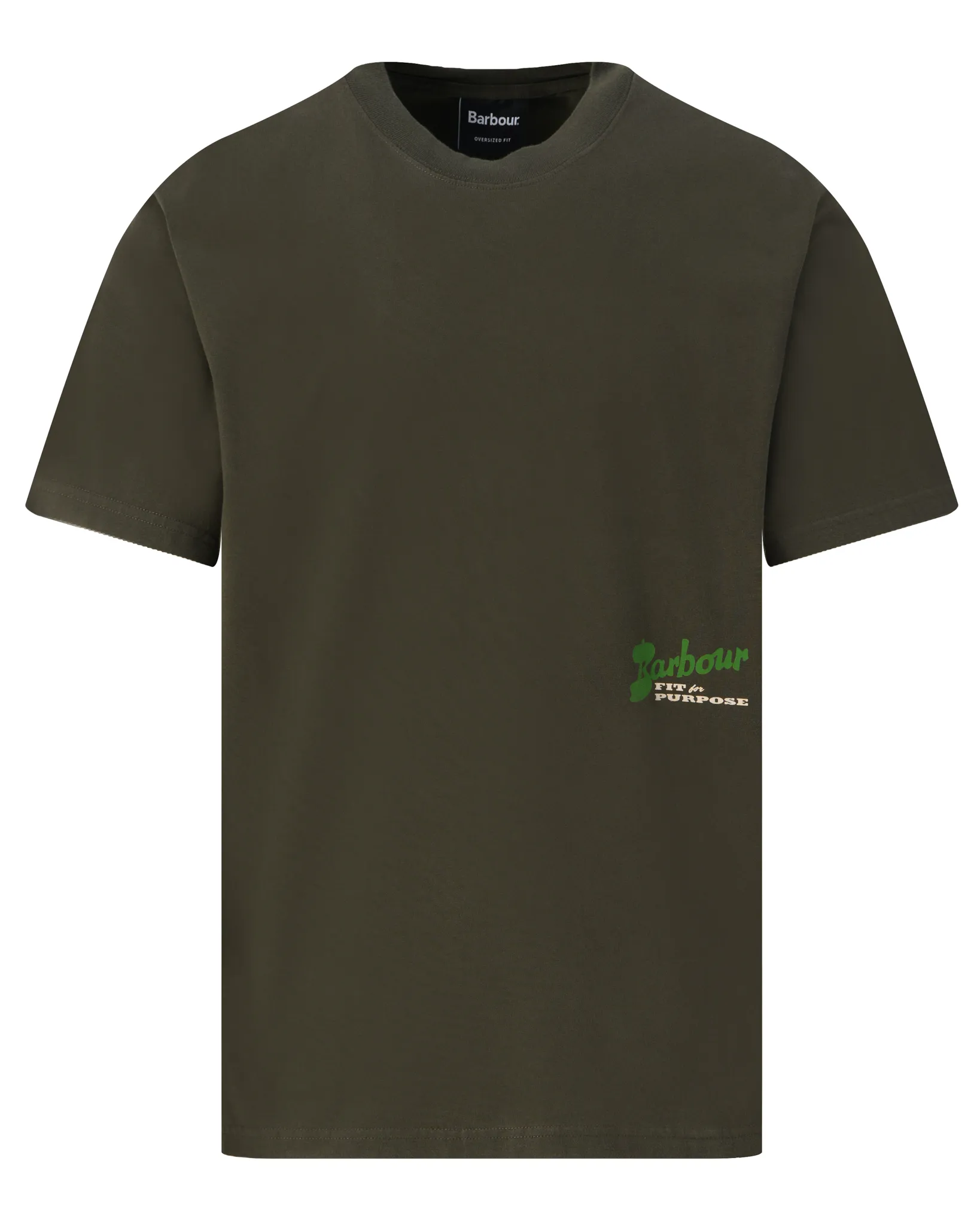 Barbour T-shirt Korte mouw Groen 109196-001-L