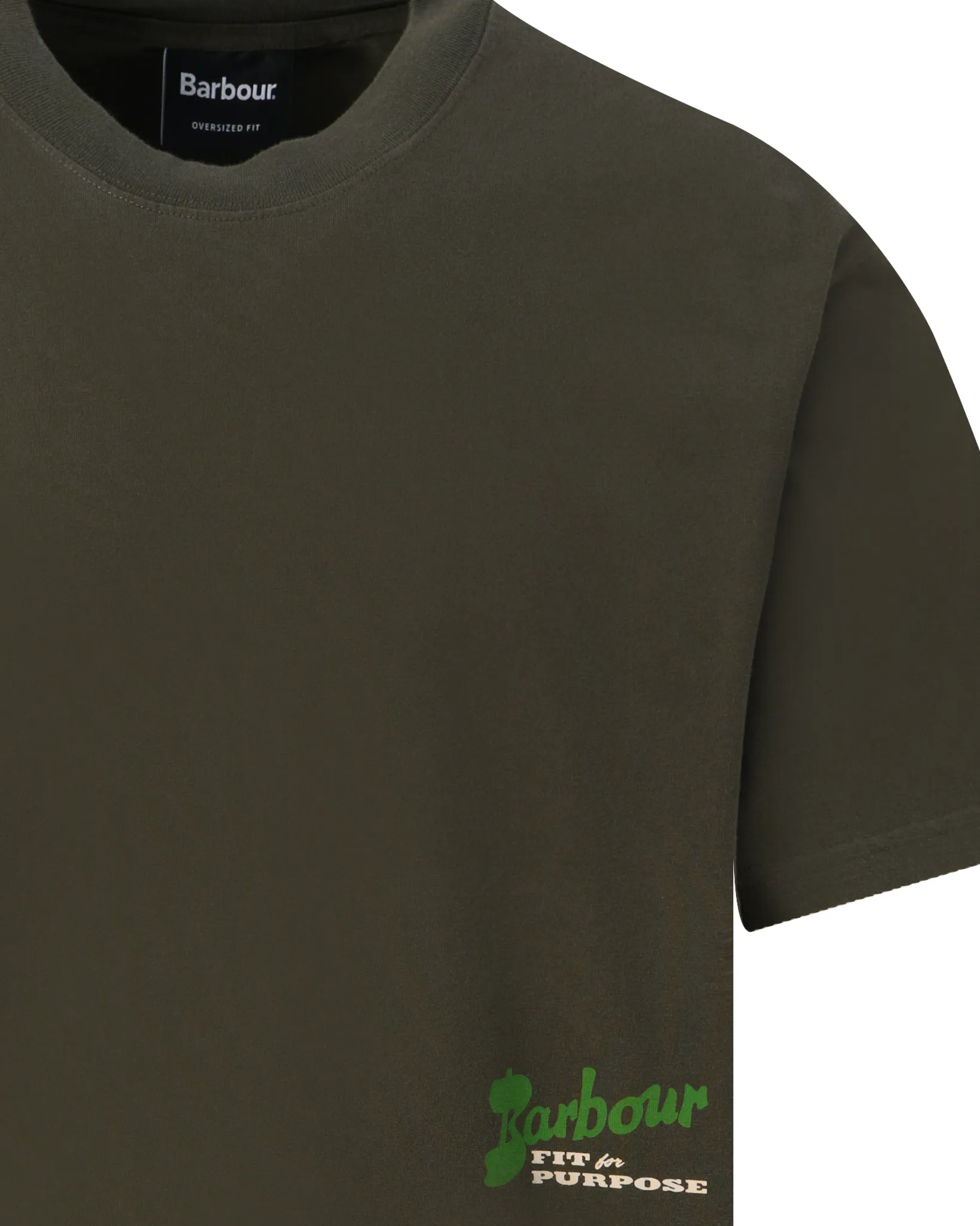Barbour T-shirt Korte mouw Groen 109196-001-L