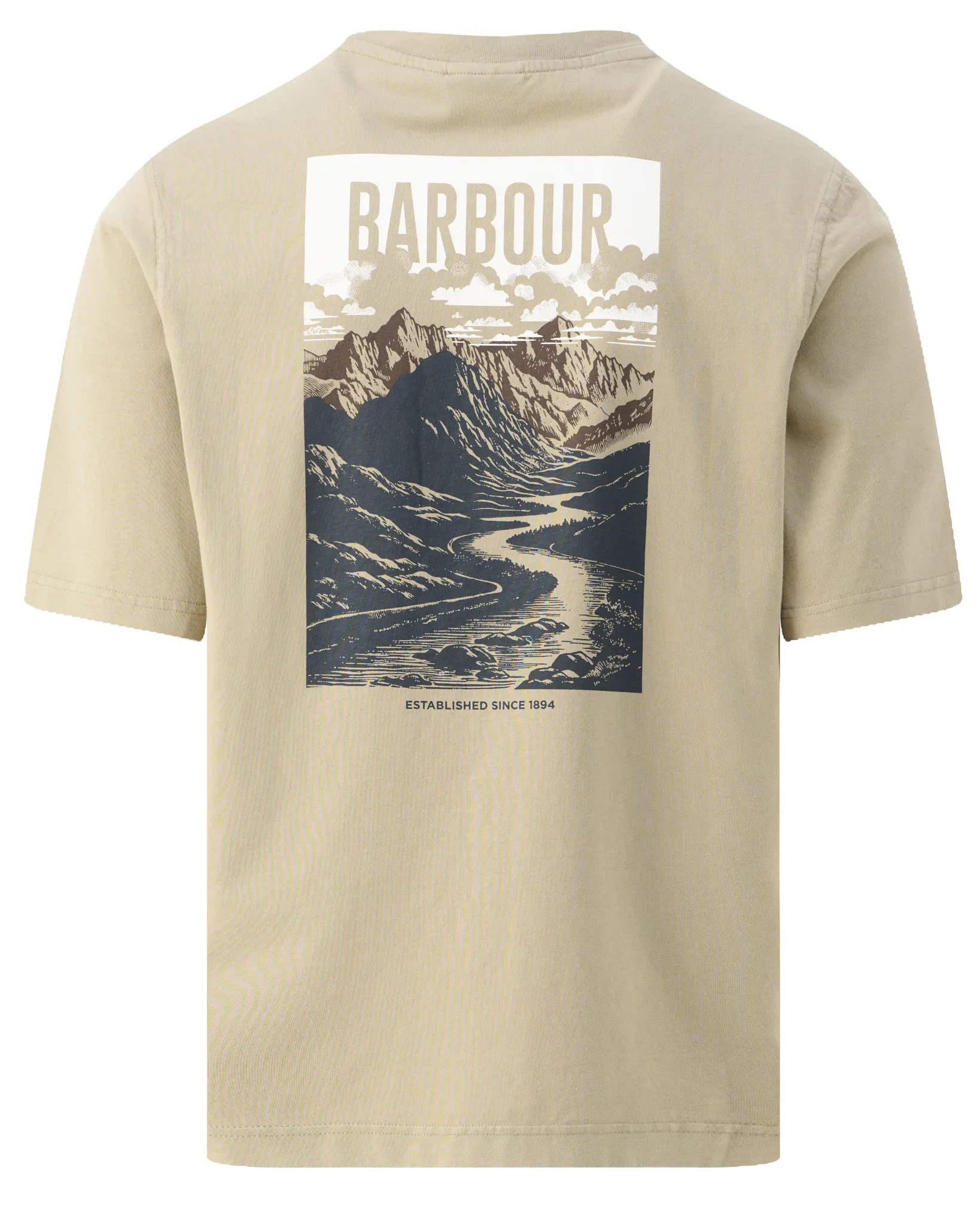 Barbour T-shirt Korte mouw Groen 109198-001-L