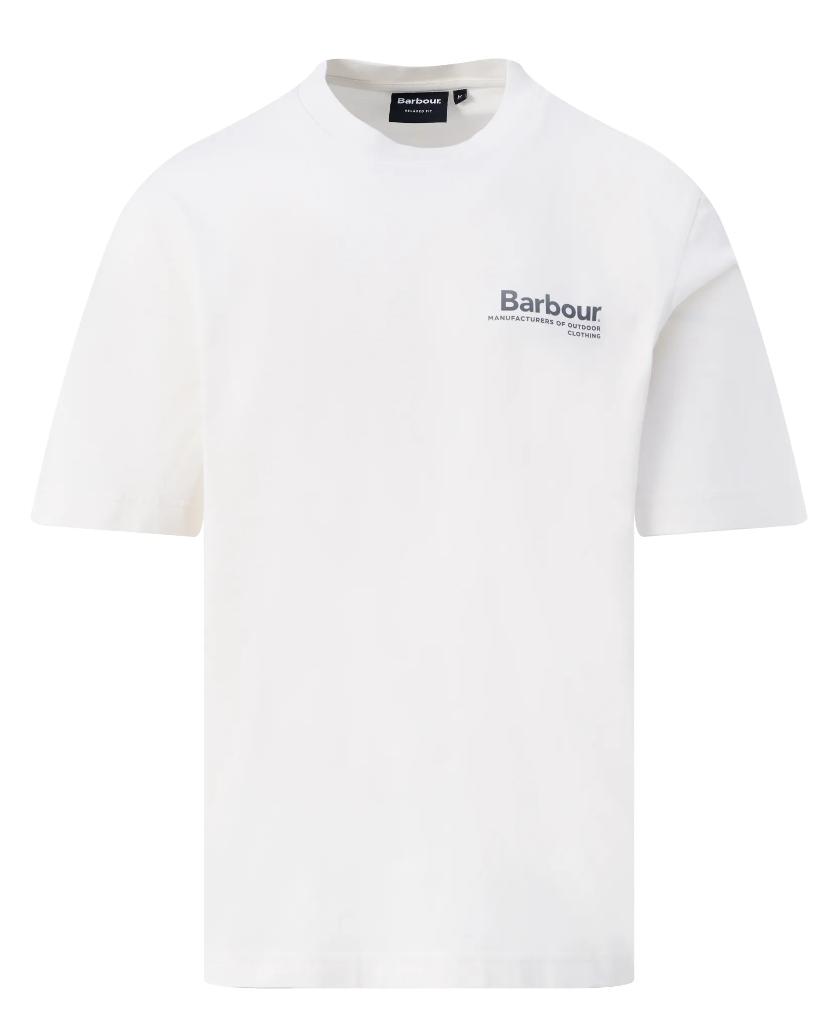 Barbour T-shirt Korte mouw Ecru 109200-001-L