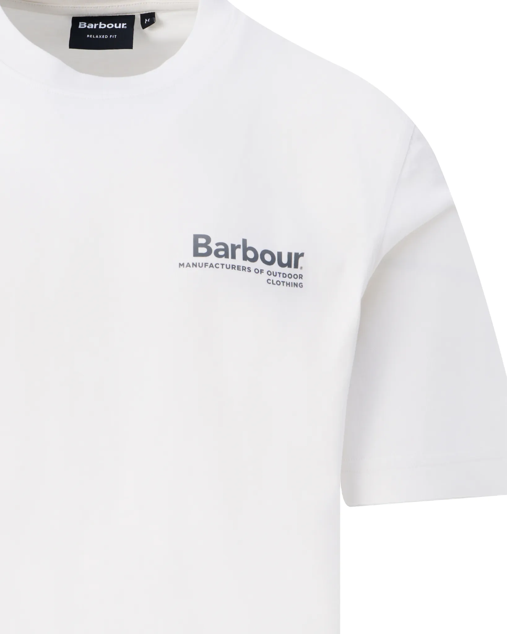 Barbour T-shirt Korte mouw Ecru 109200-001-L