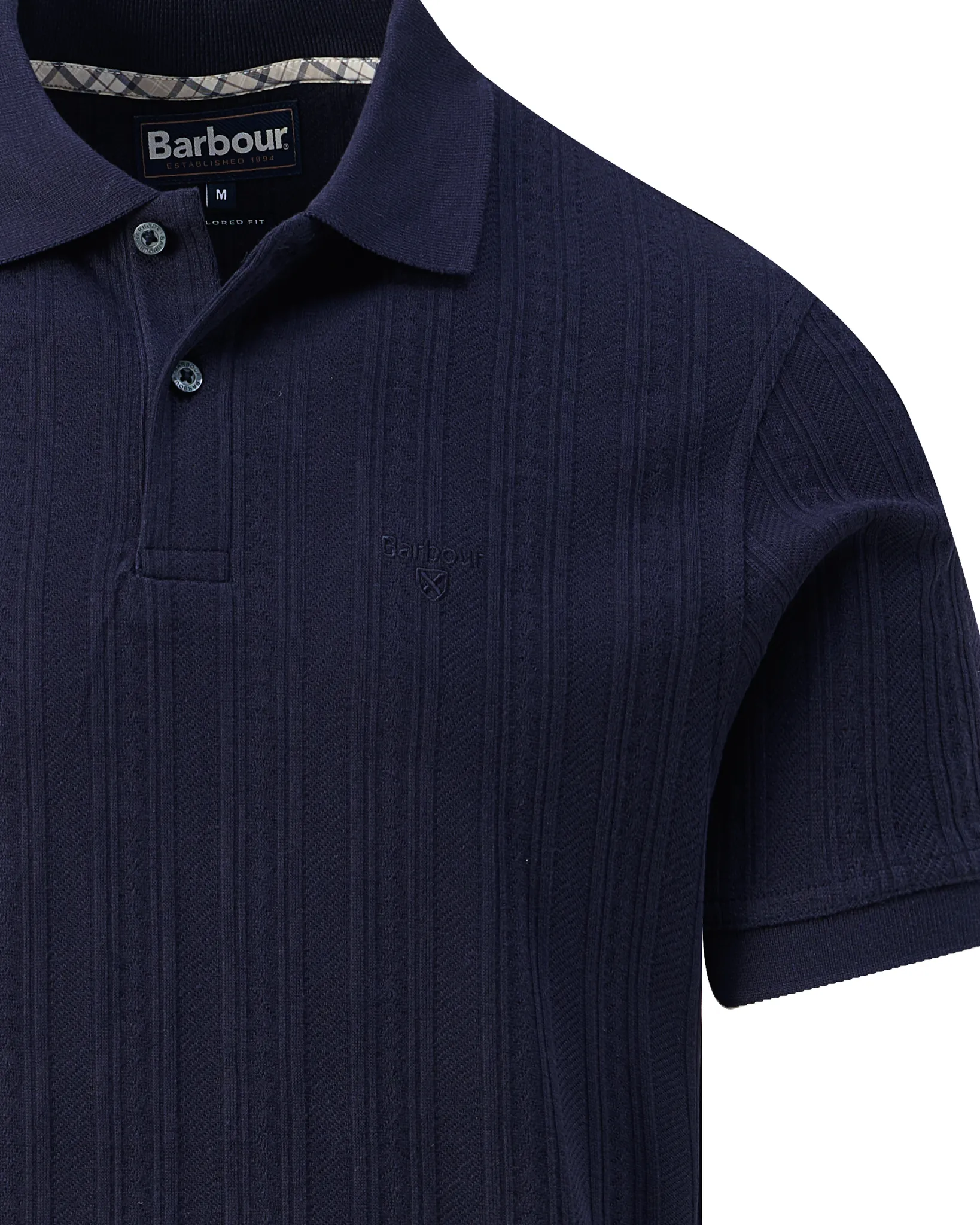 Barbour Polo Korte mouw Donker blauw 109211-001-L