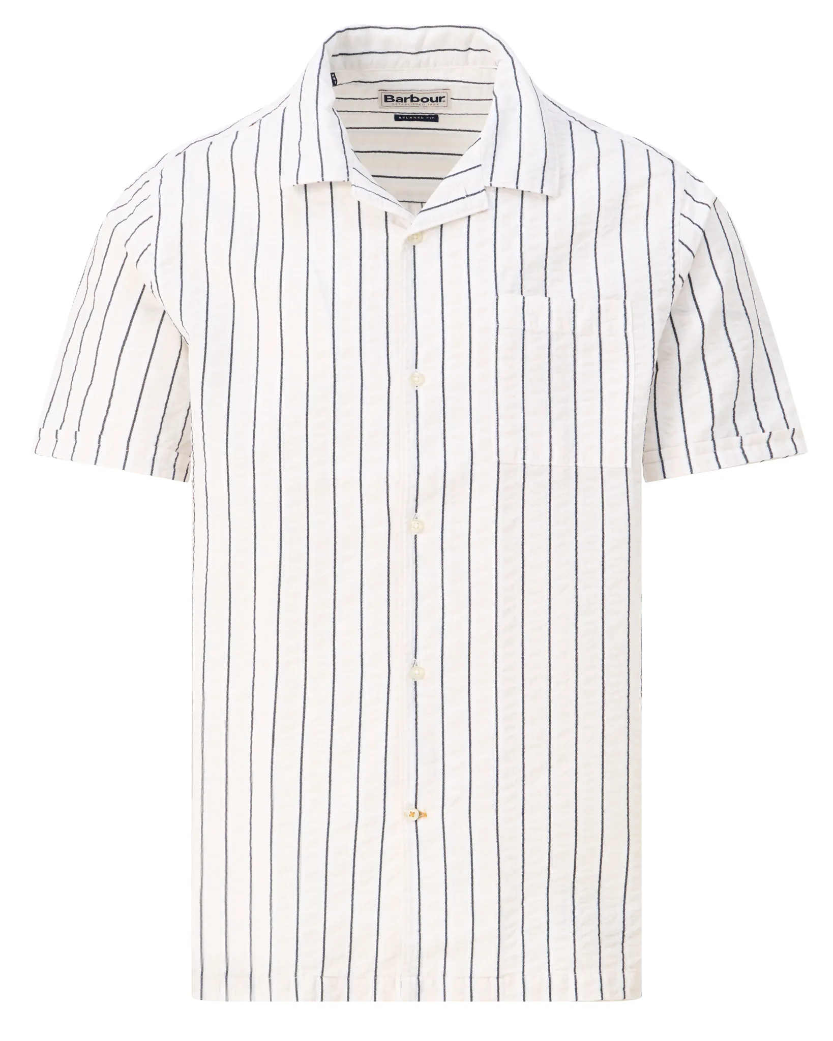 Barbour Casual Overhemd KM Wit 109219-001-L