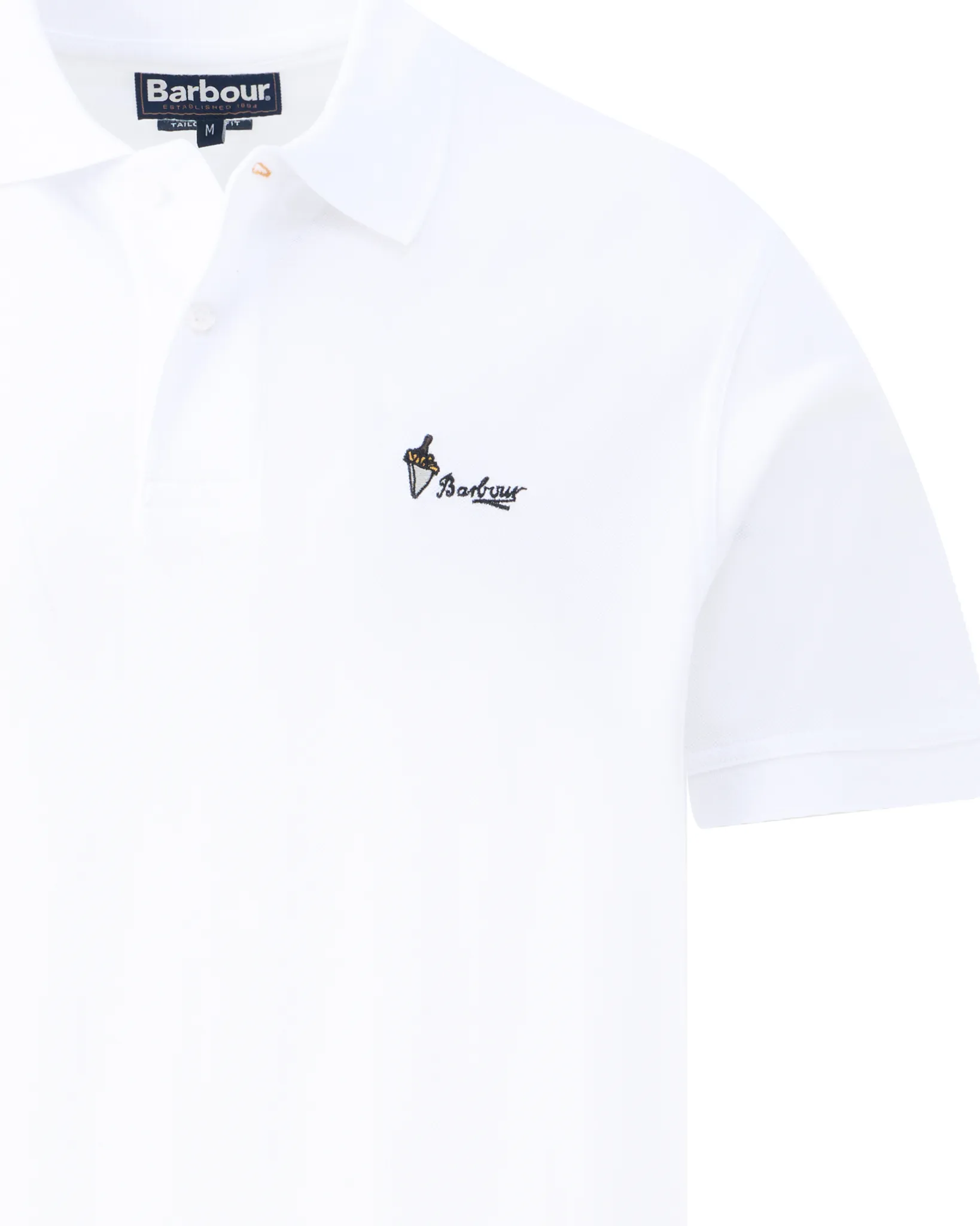 Barbour Polo  Wit 109233-001-L