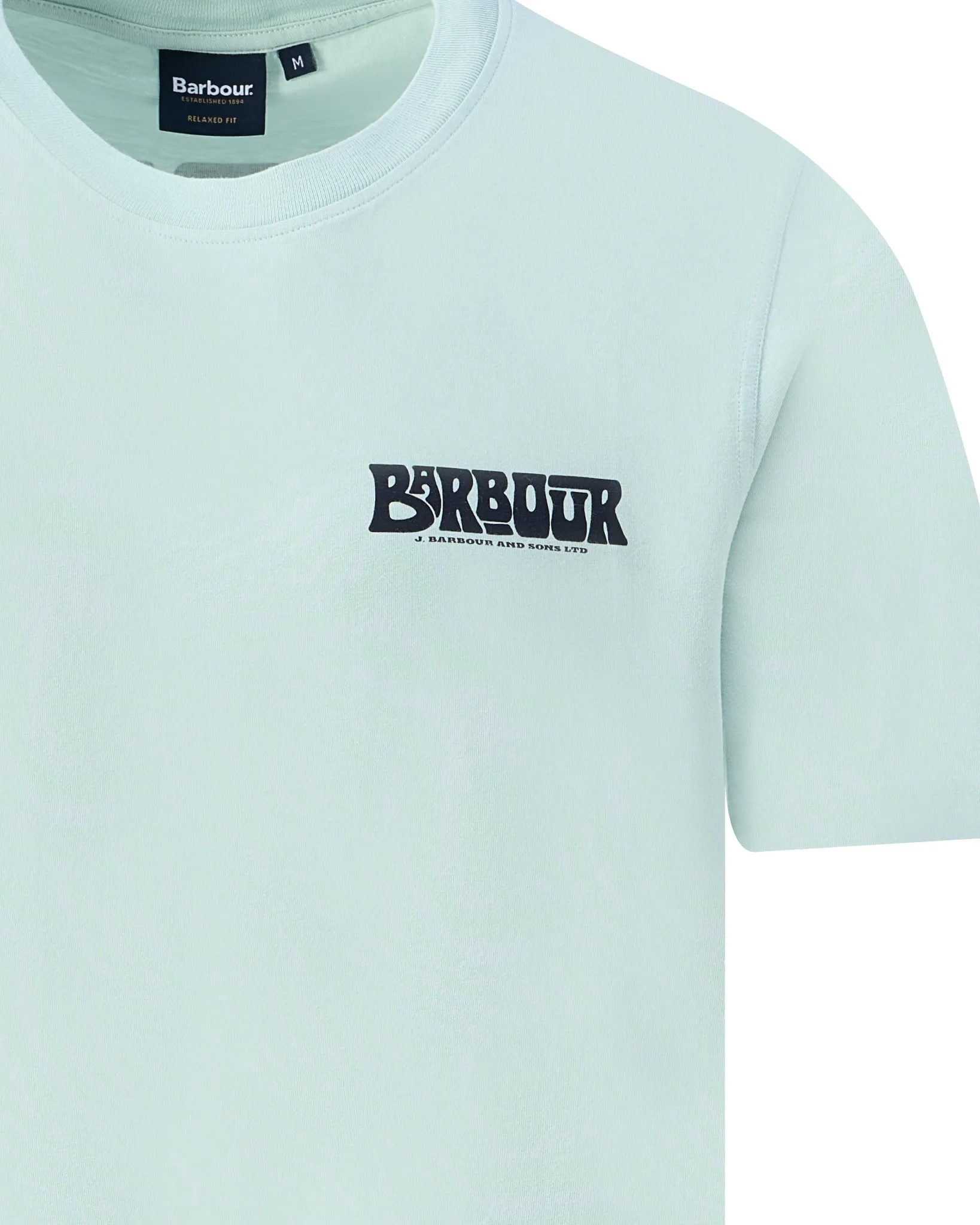 Barbour T-shirt  Licht blauw 109234-001-L