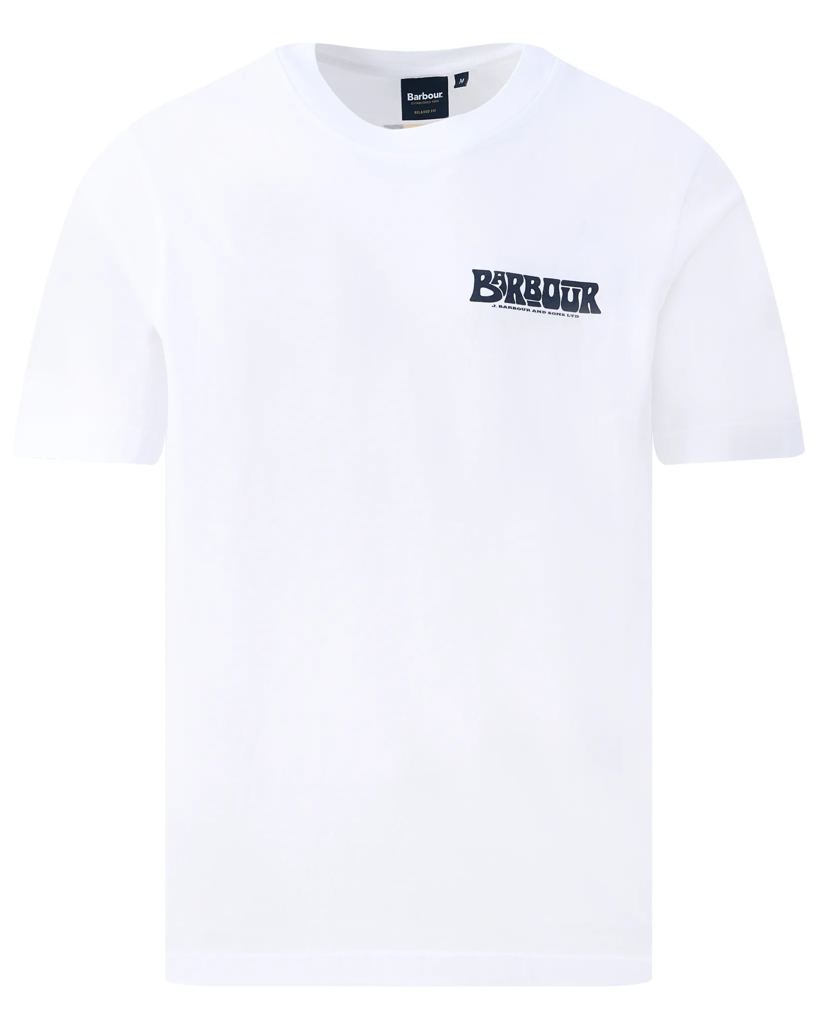 Barbour T-shirt  Wit 109235-001-L