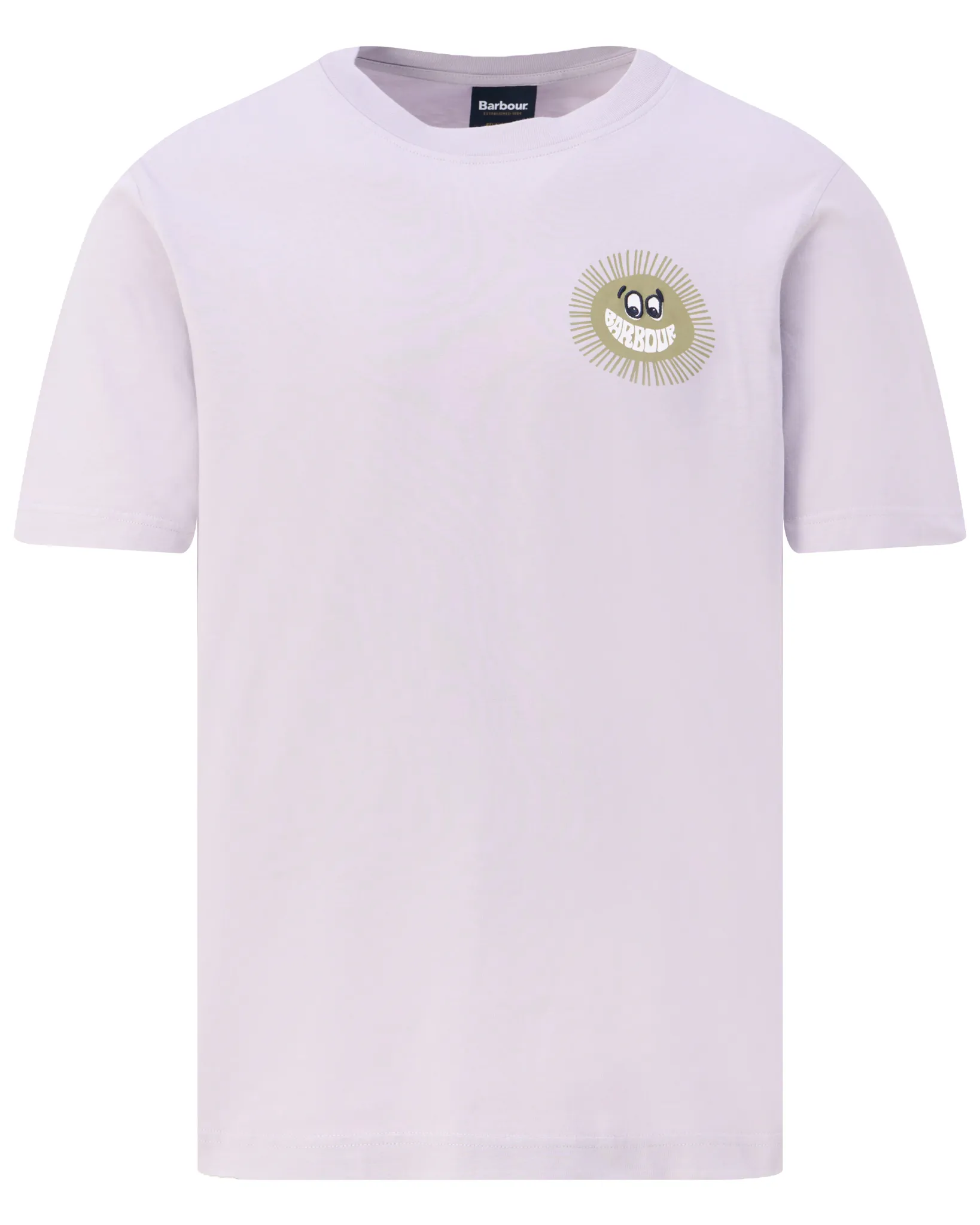 Barbour T-shirt Paars 109237-001-L