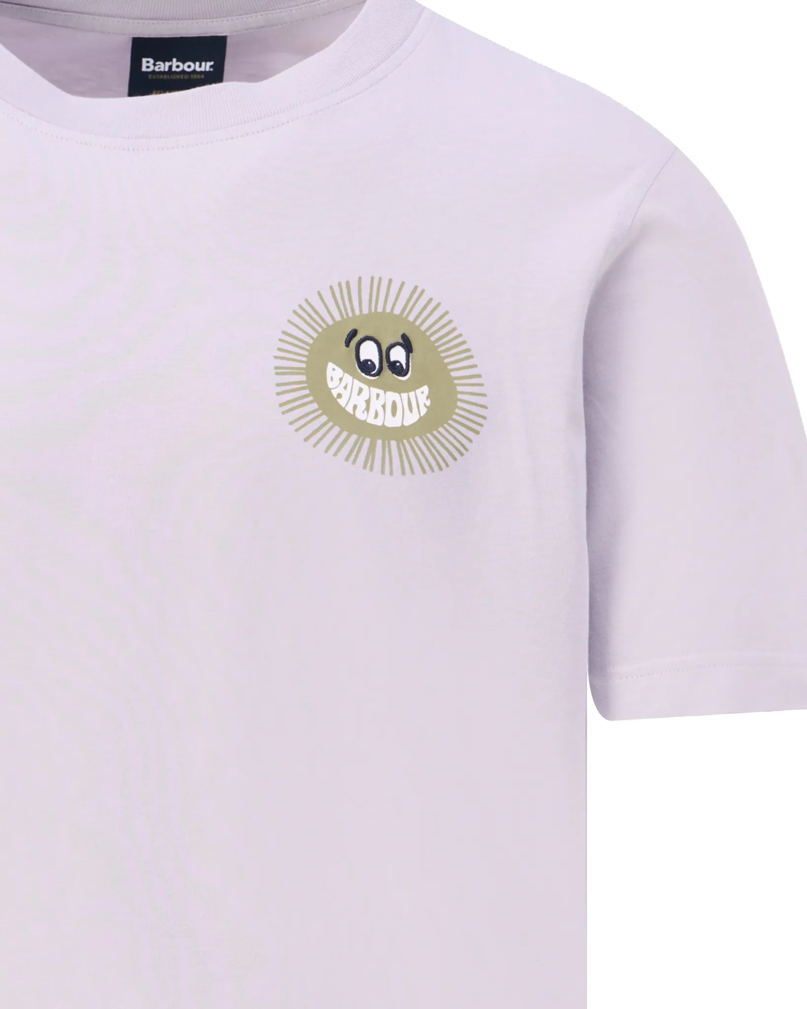 Barbour T-shirt Paars 109237-001-L