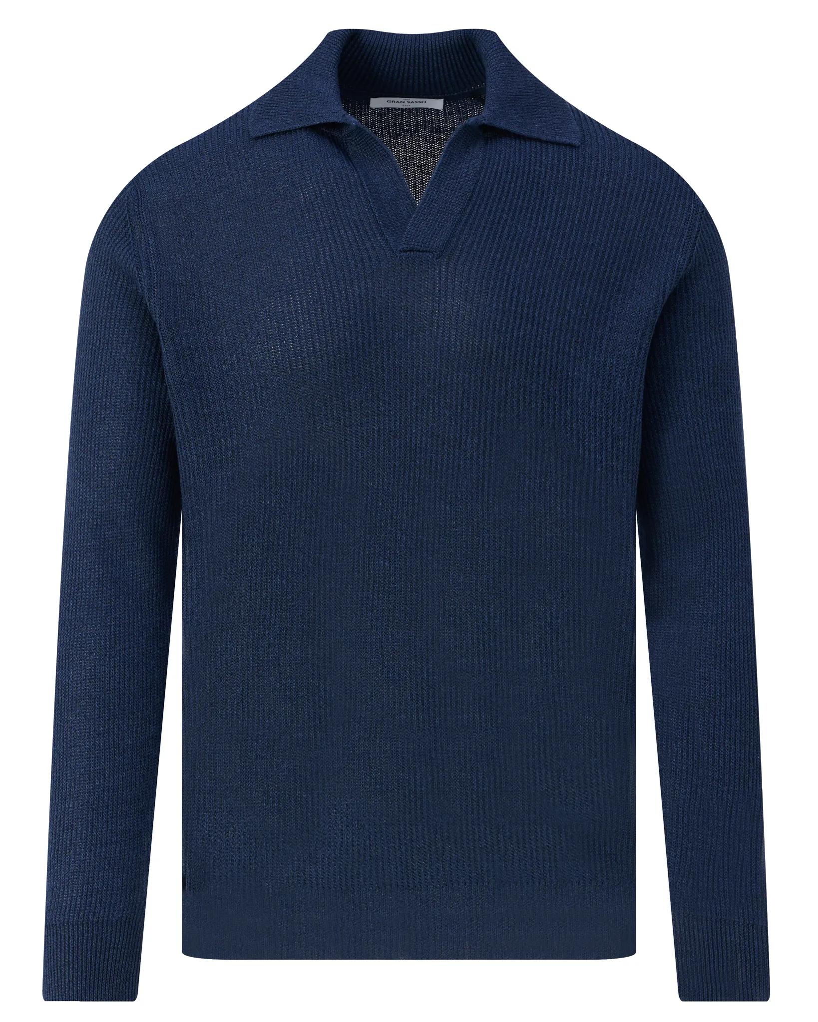 Gran Sasso Polo Lange mouw Donker blauw 109240-001-48