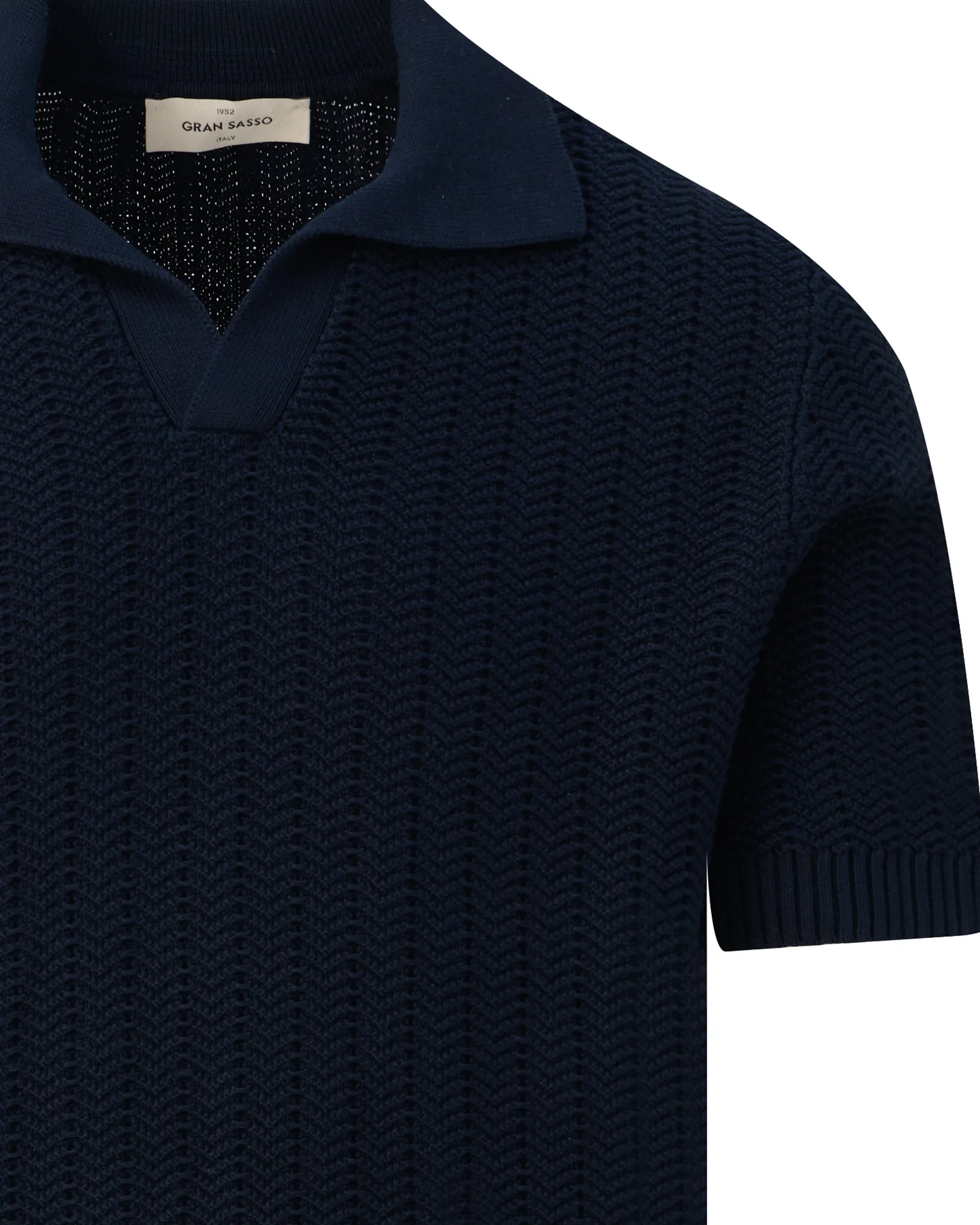 Gran Sasso Polo Donker blauw 109242-001-48