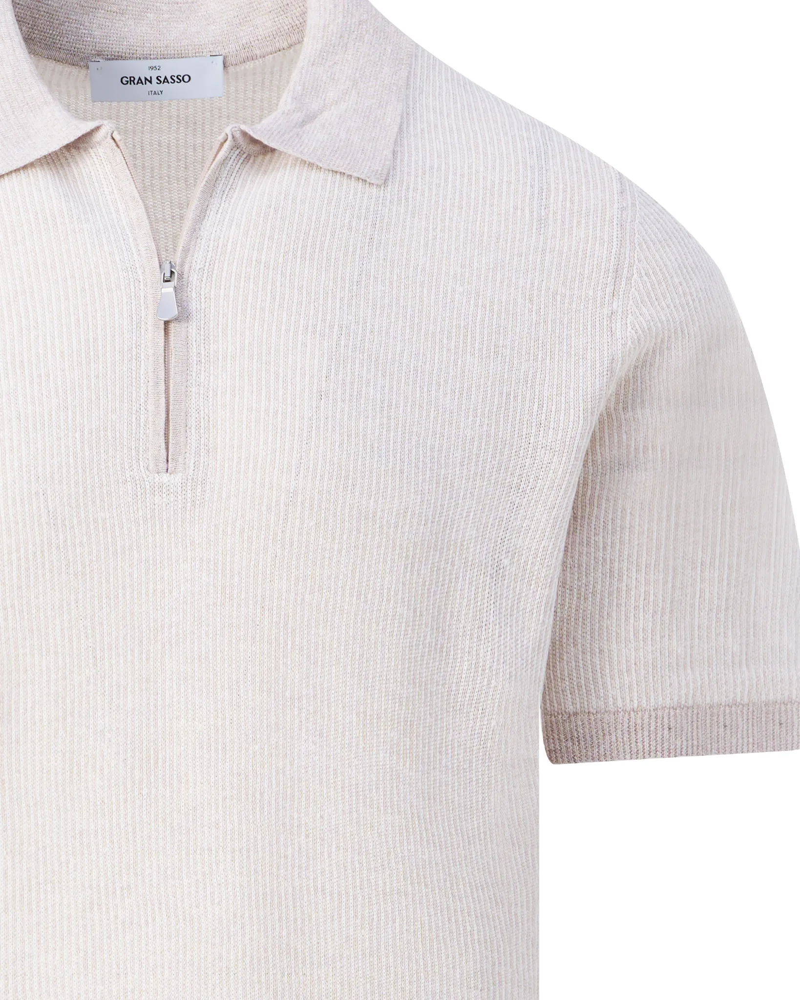 Gran Sasso Polo Korte mouw Beige 109245-001-48