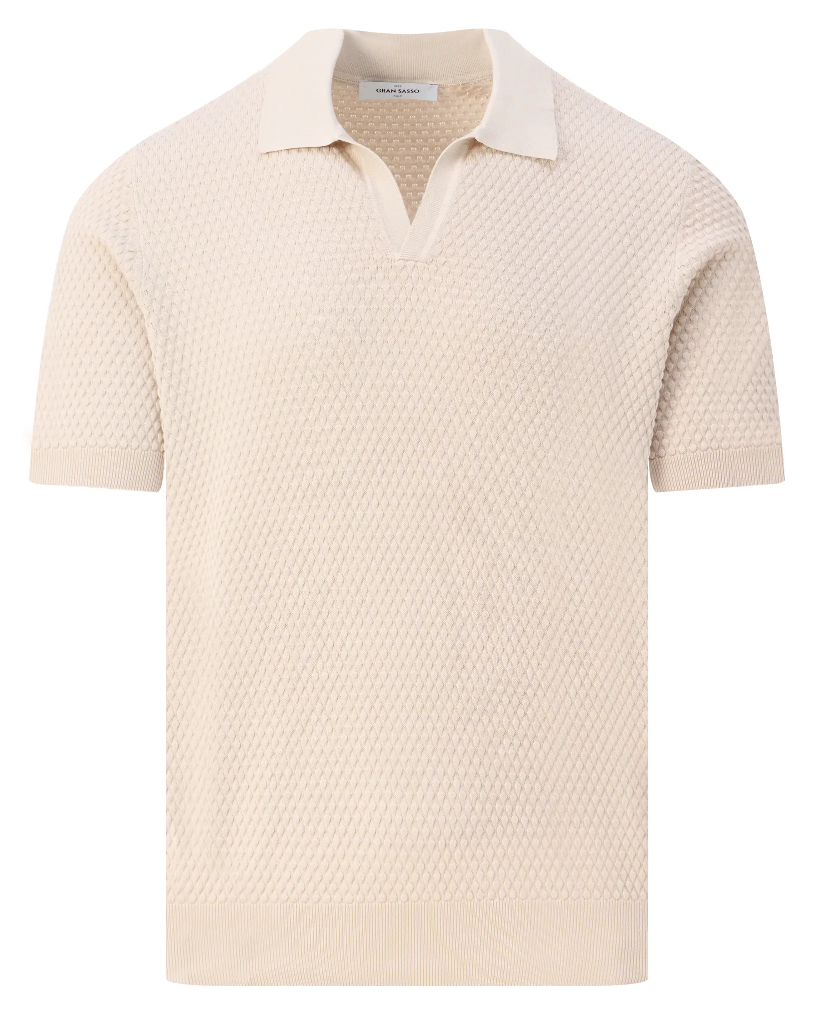Gran Sasso Polo Korte mouw Beige 109250-001-48