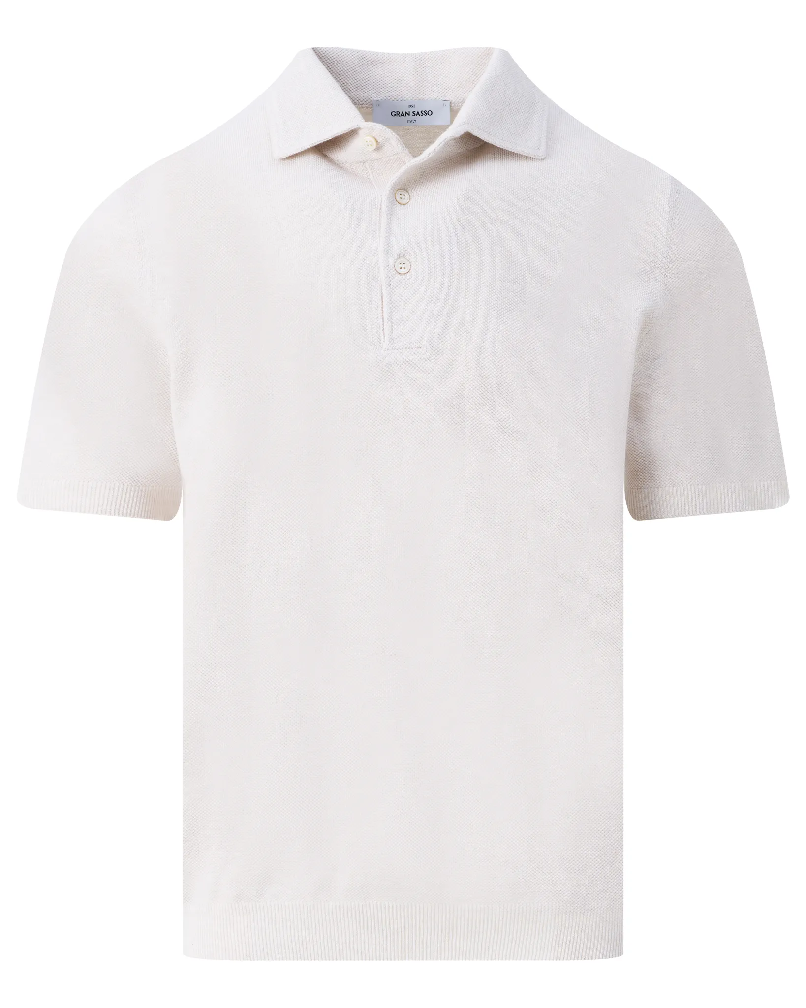 Gran Sasso Polo Korte mouw Ecru 109256-001-48