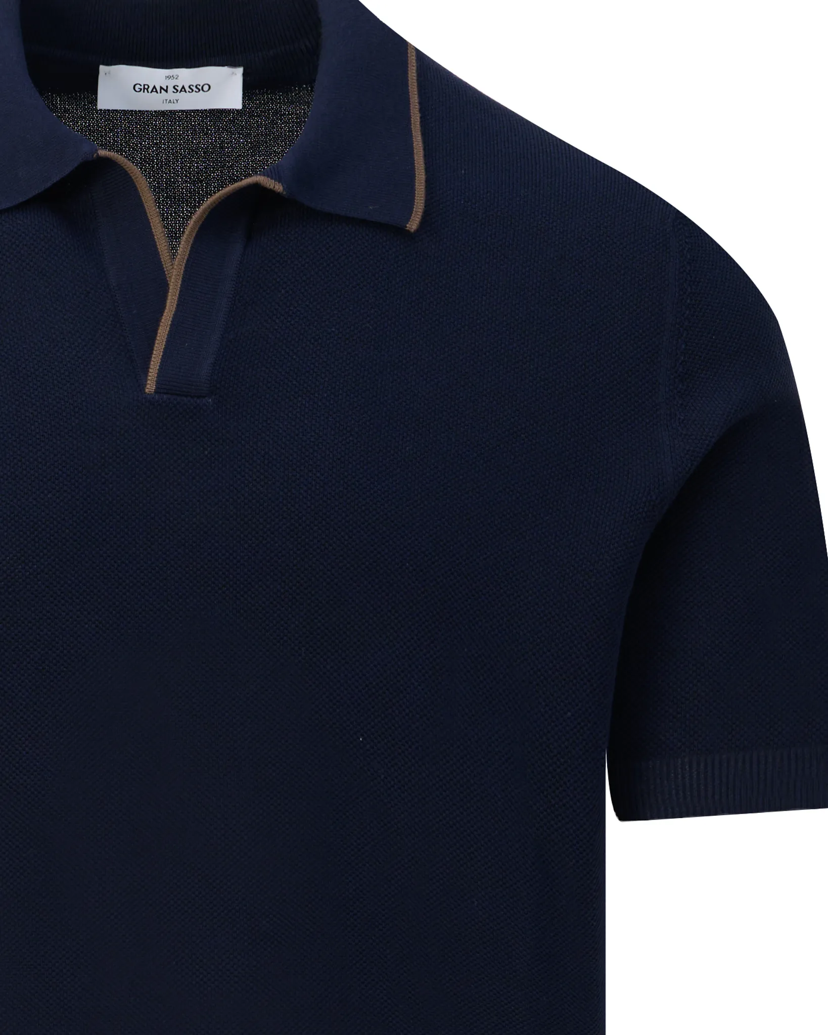 Gran Sasso Polo Donker blauw 109259-001-48