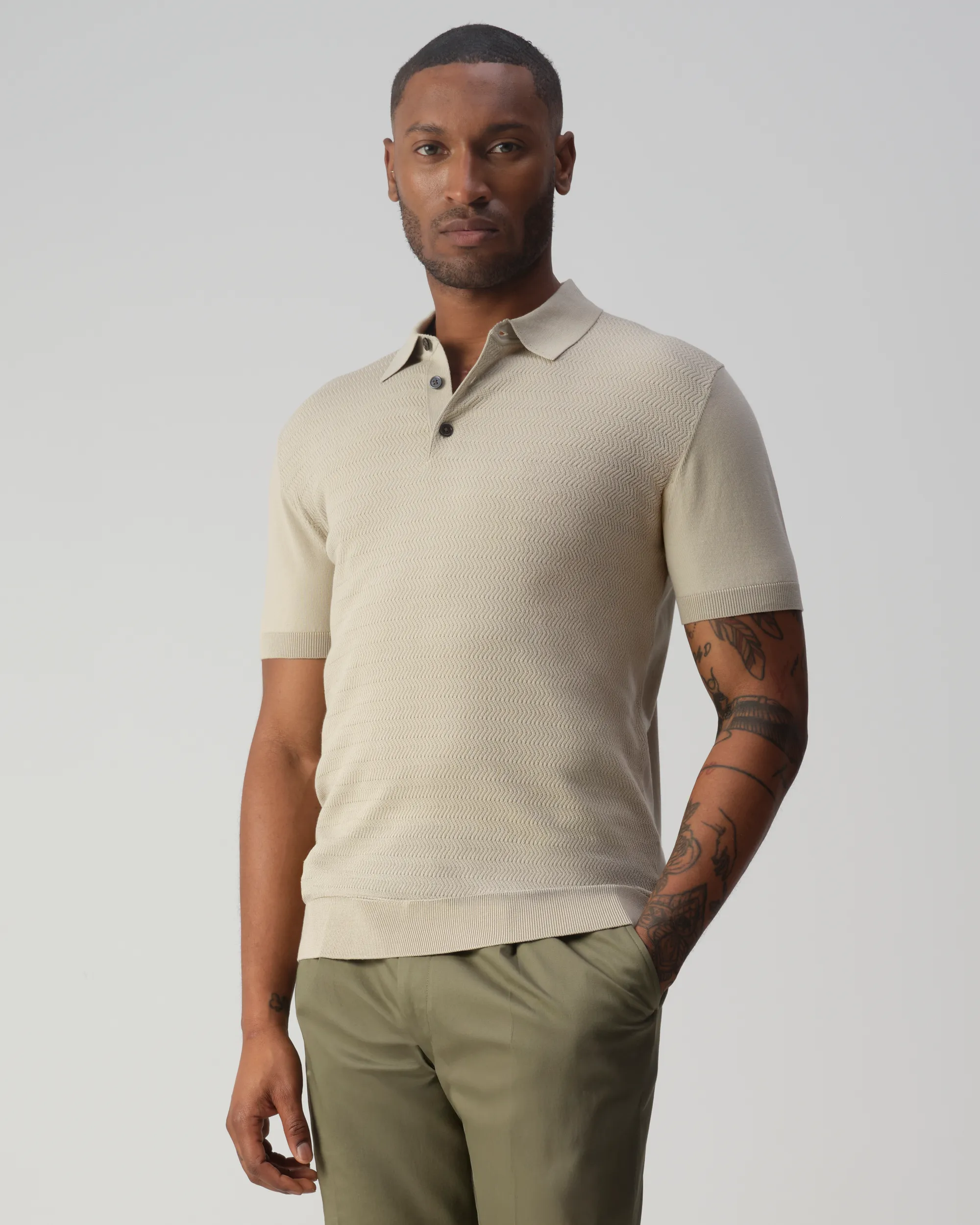 Vesper Luton Polo Beige uni 109270-001-L