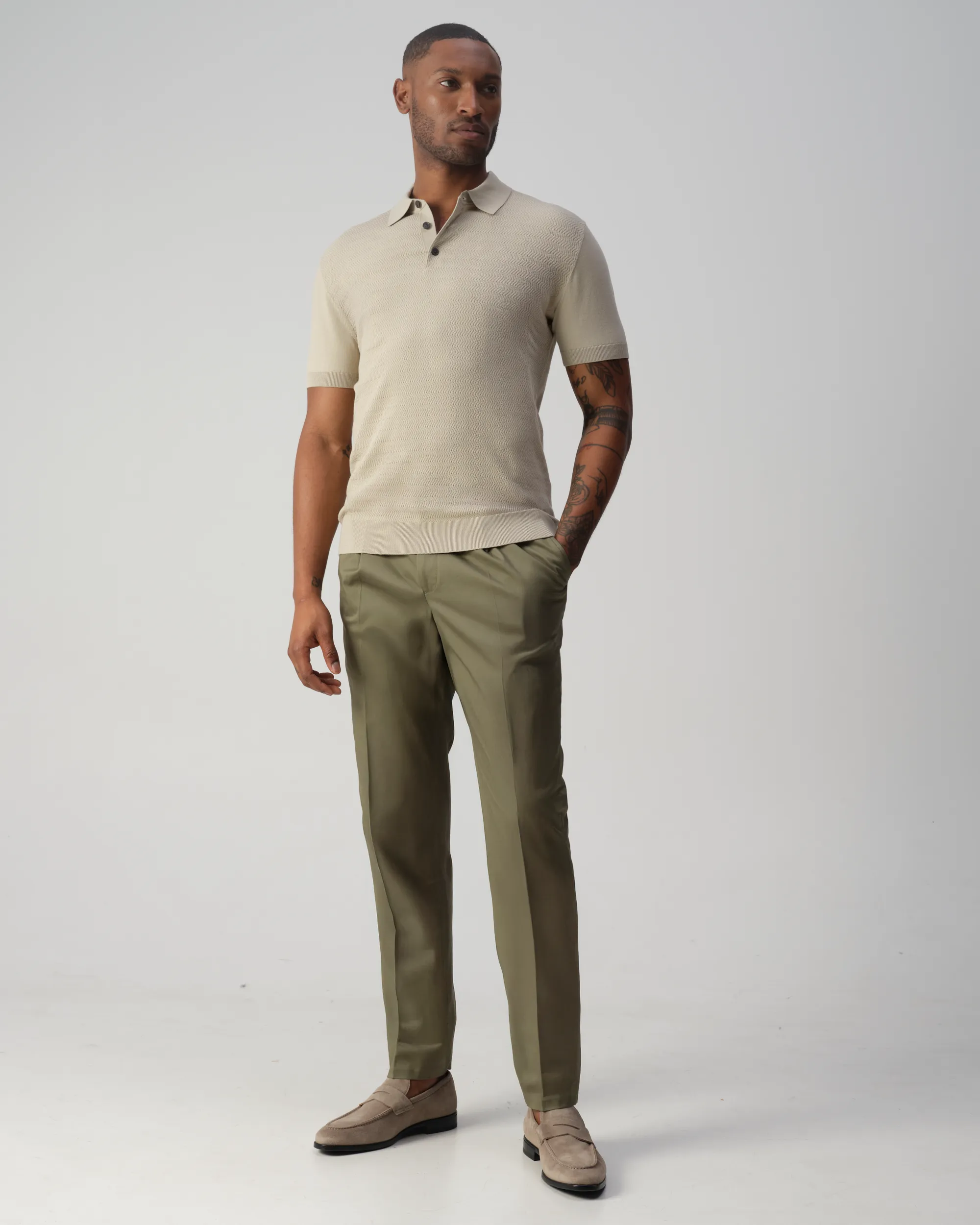 Vesper Luton Polo Beige uni 109270-001-L