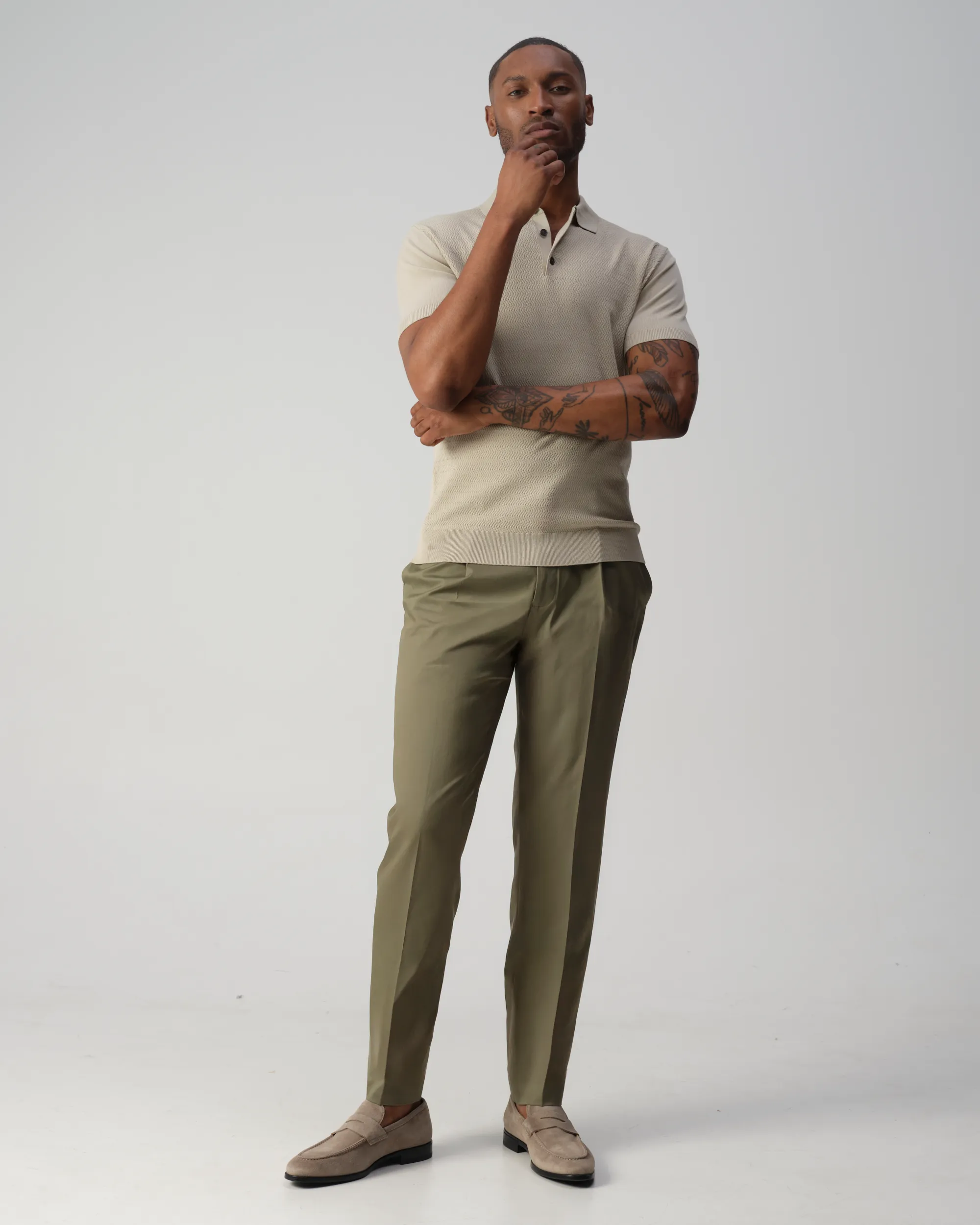 Vesper Luton Polo Beige uni 109270-001-L