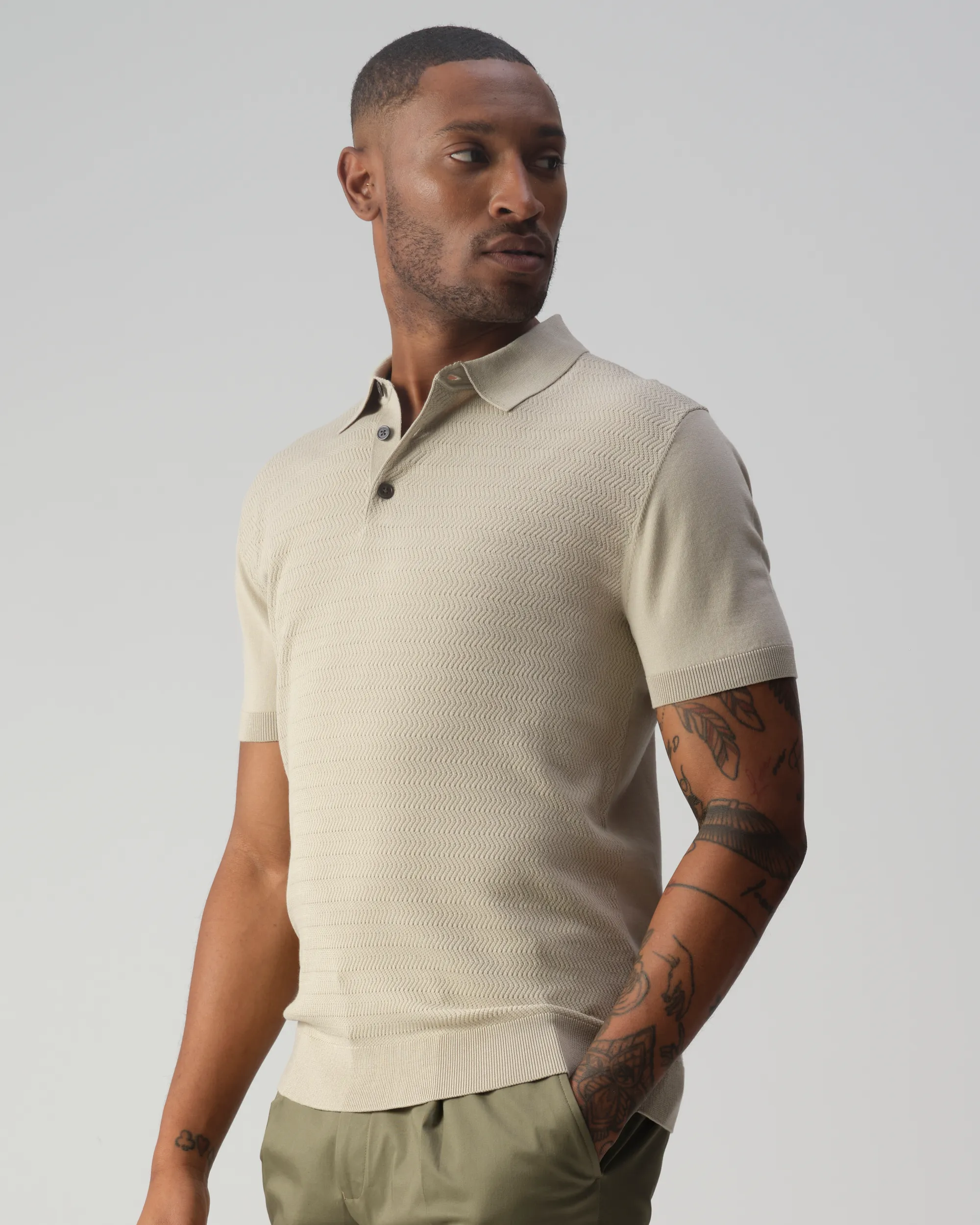 Vesper Luton Polo Beige uni 109270-001-L