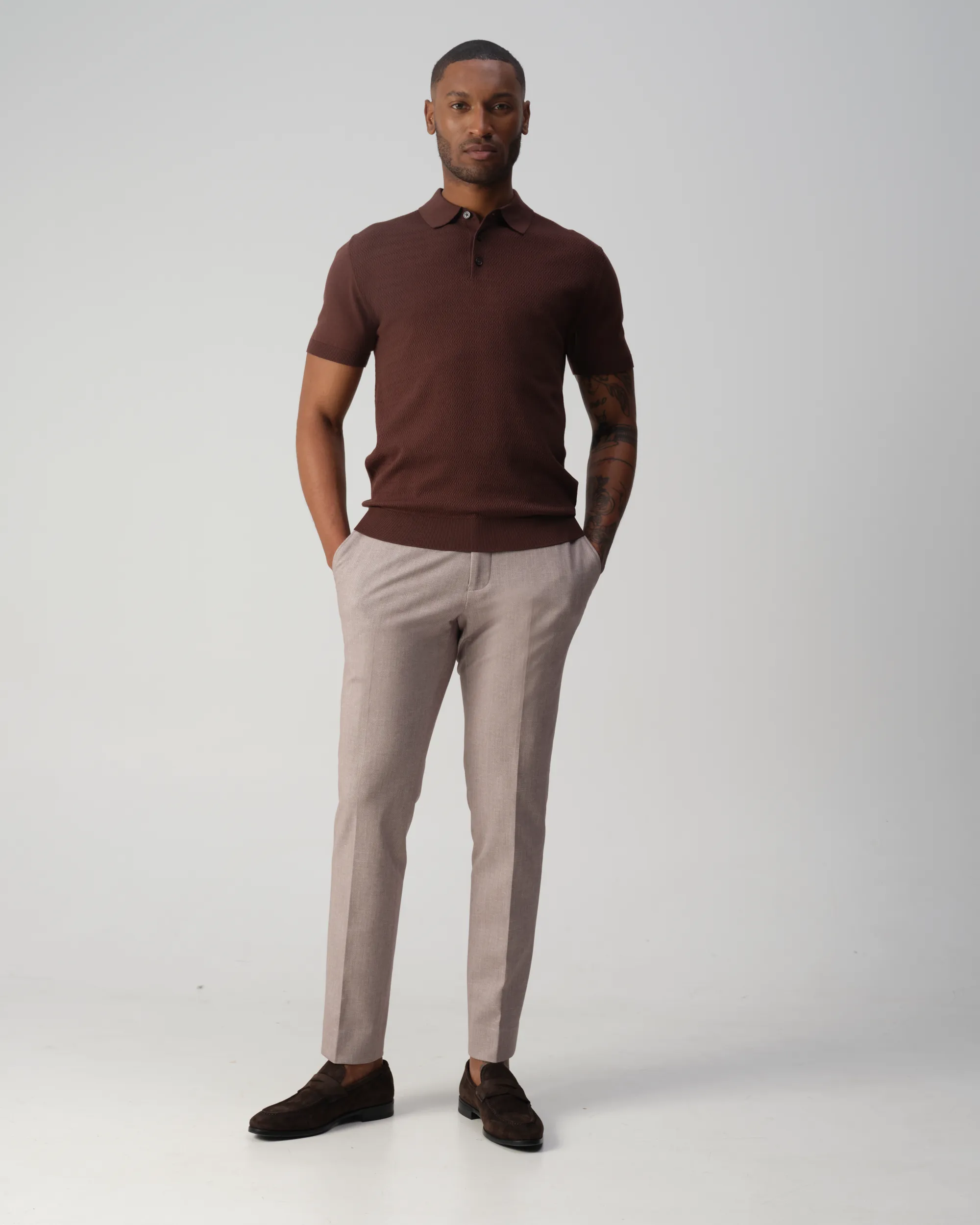 Vesper Luton Polo Dark brown 109270-002-L