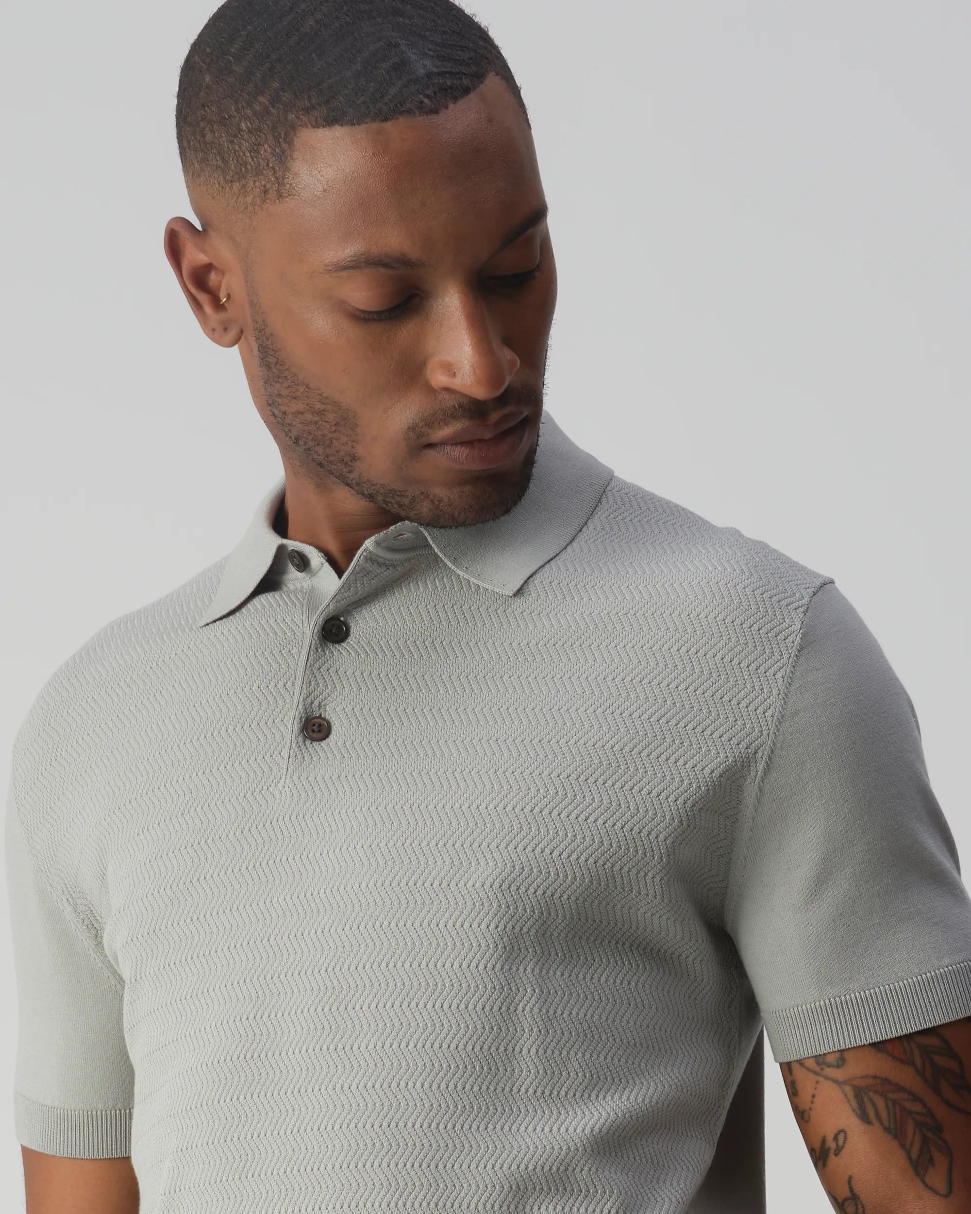 Vesper Luton Polo Sage grey green 109270-003-L