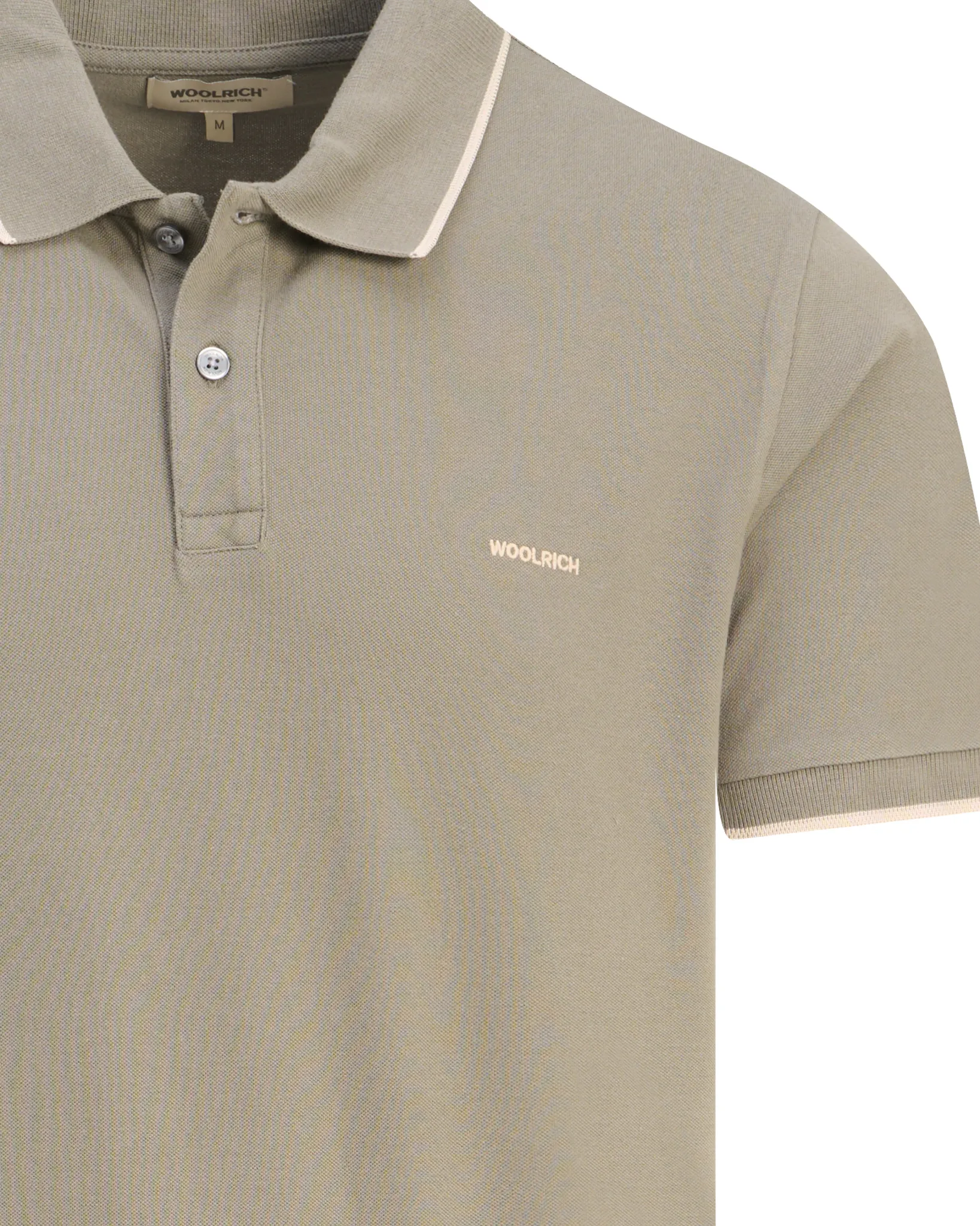 Woolrich Polo Korte mouw Groen 109303-001-L