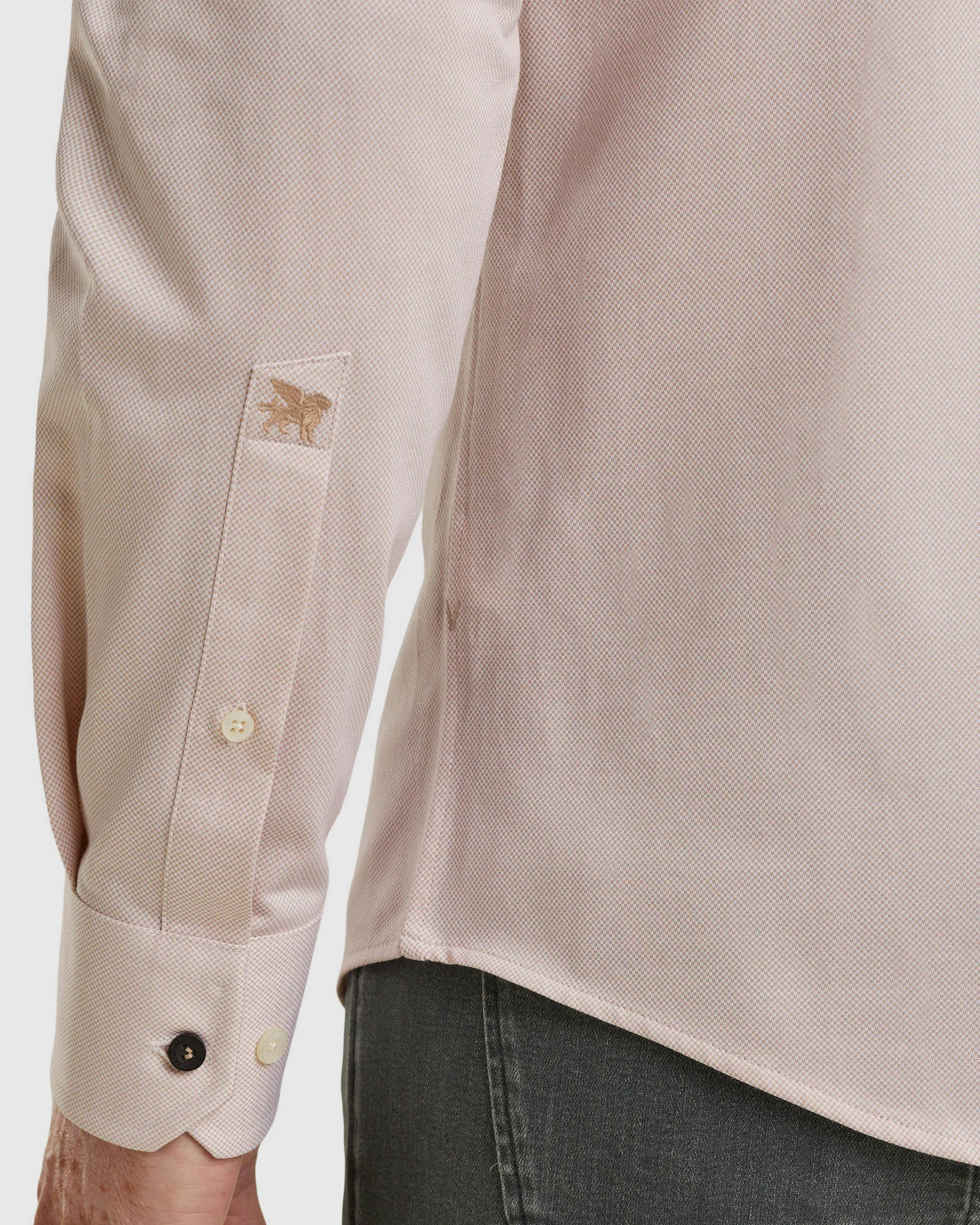 Vanguard Casual Overhemd LM Roze 109311-001-M