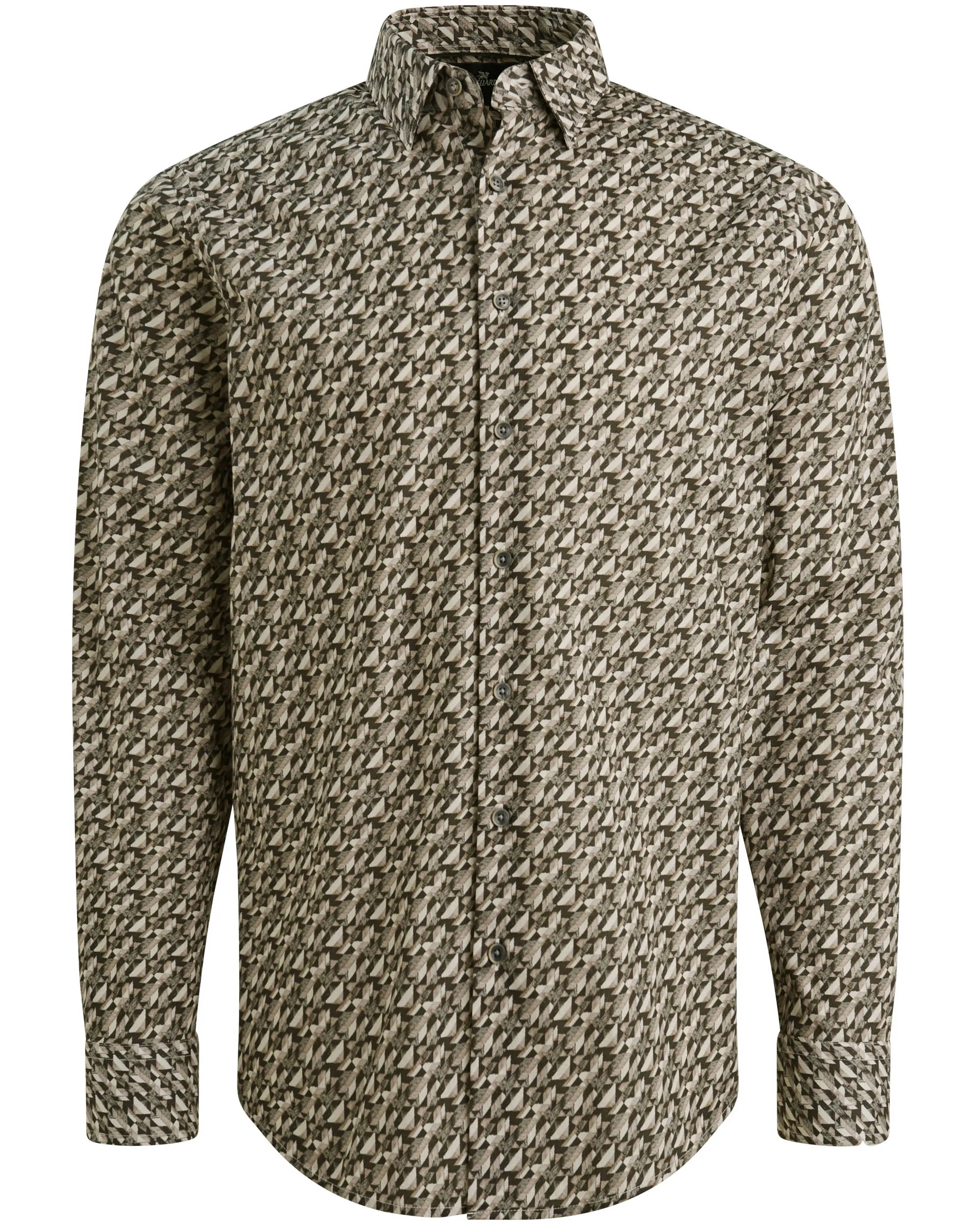 Vanguard Casual Overhemd LM Antraciet 109312-001-M