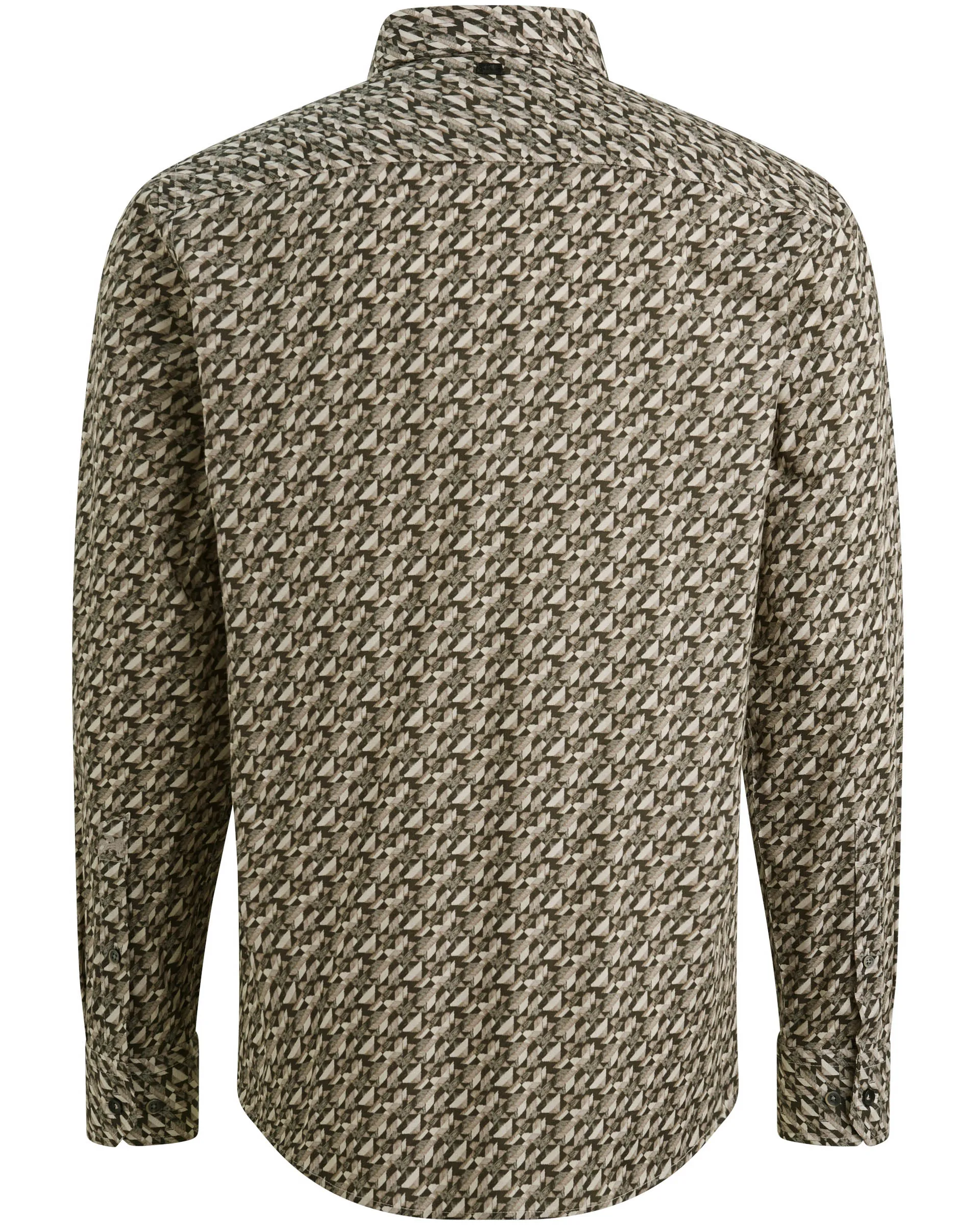 Vanguard Casual Overhemd LM Antraciet 109312-001-M