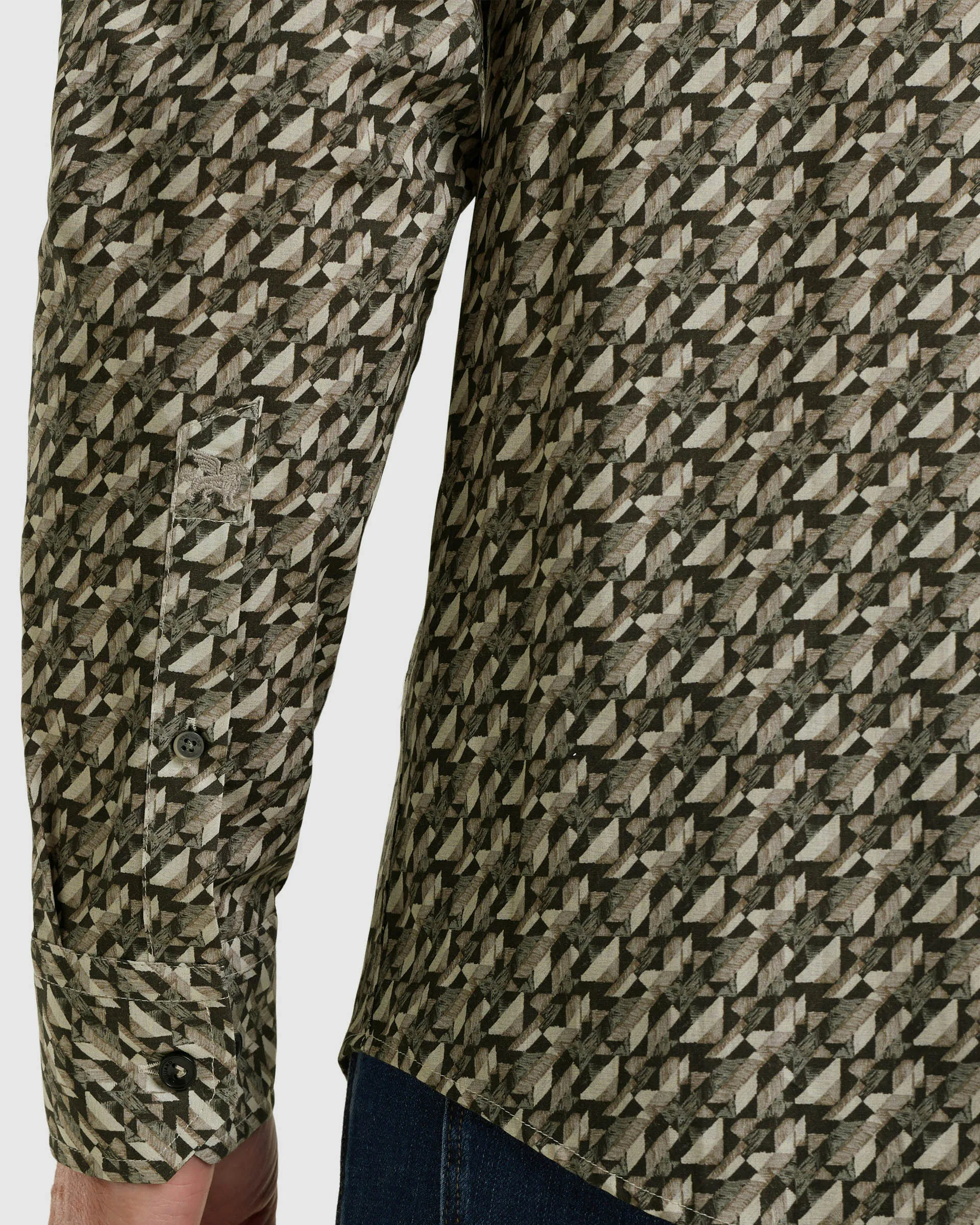 Vanguard Casual Overhemd LM Antraciet 109312-001-M