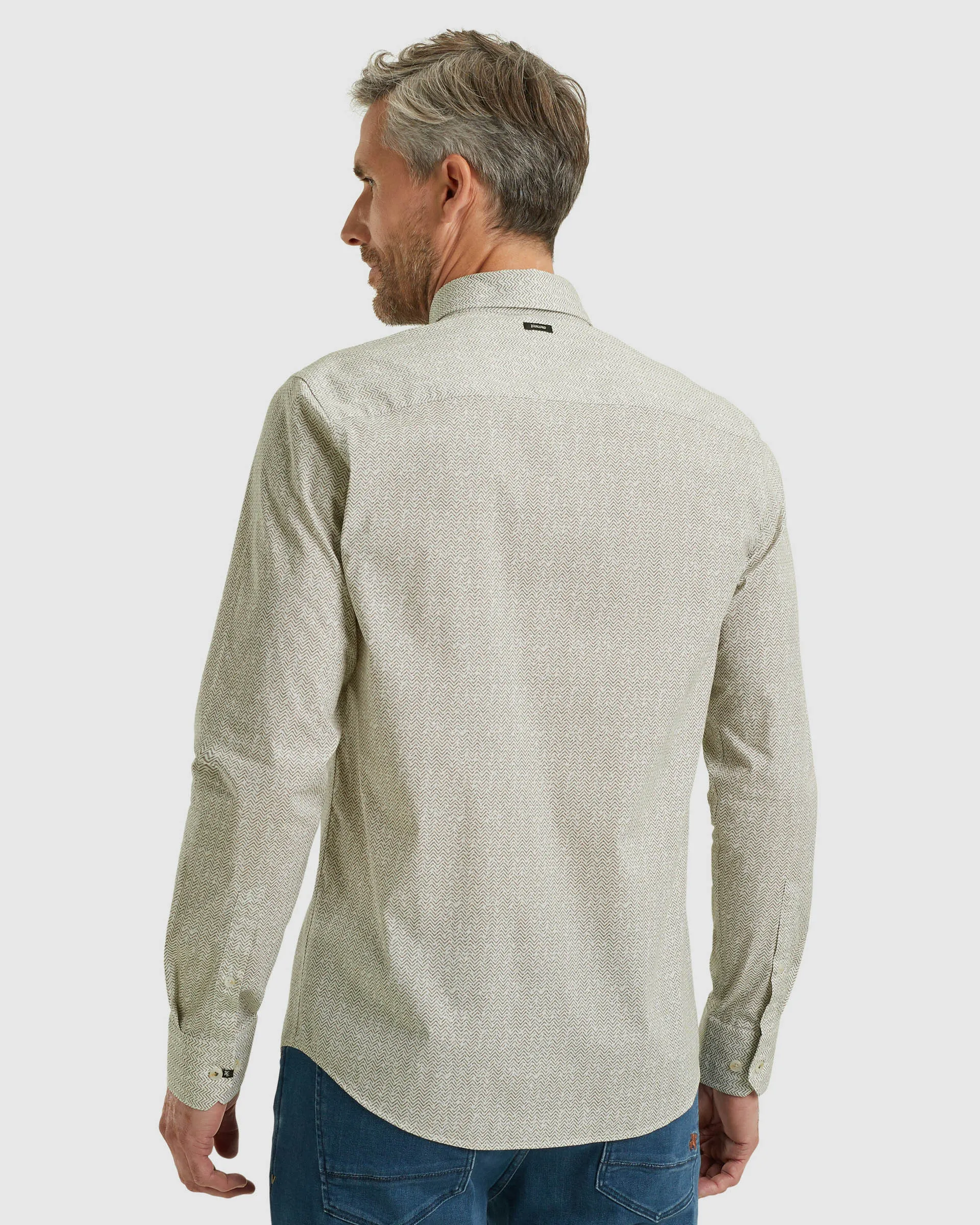 Vanguard Casual Overhemd LM Ecru 109313-001-M