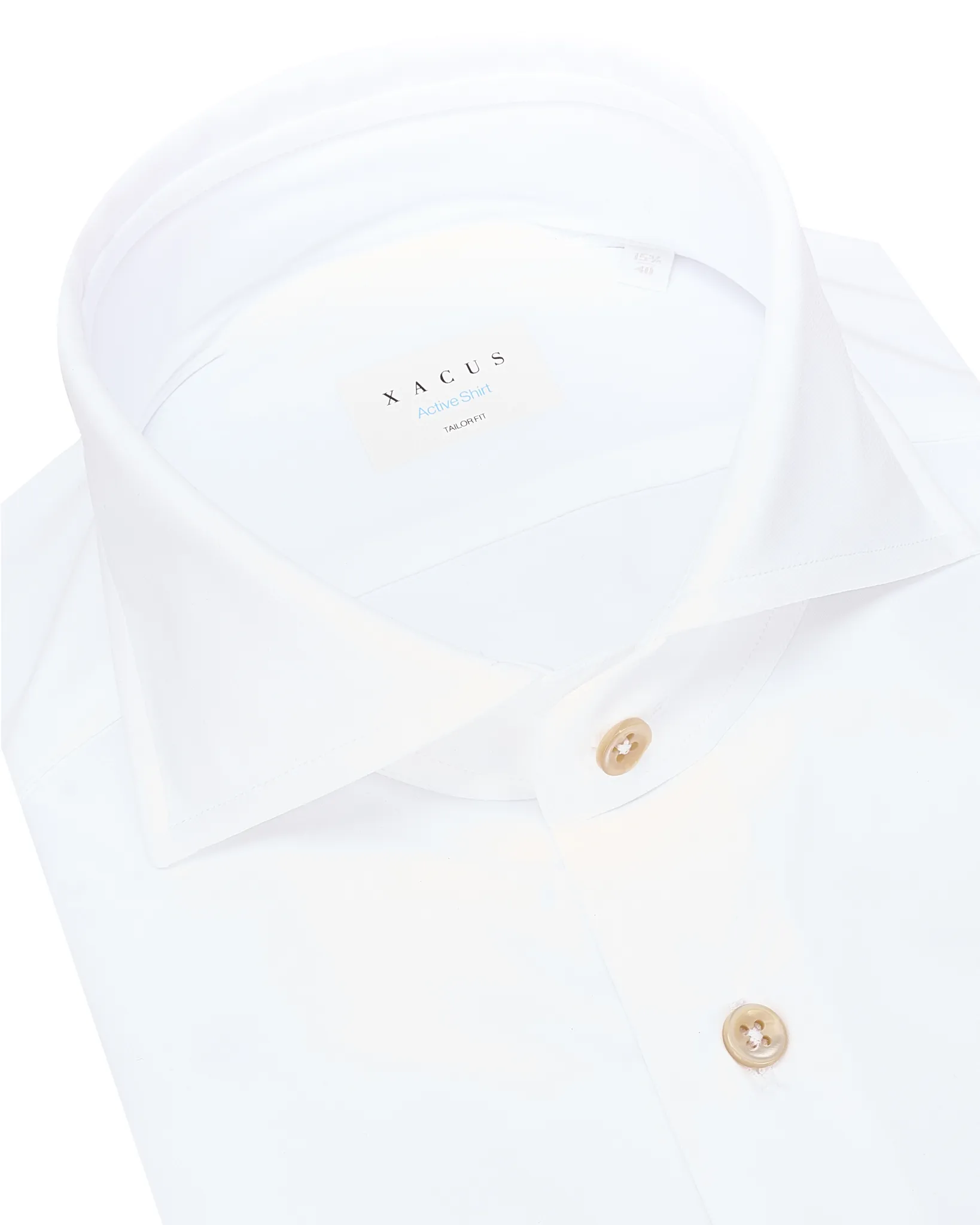 Xacus Overhemd LM Wit 109321-001-38