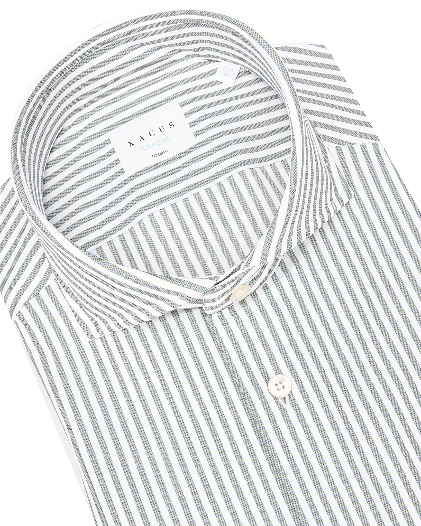 Xacus Overhemd LM Groen 109326-001-38