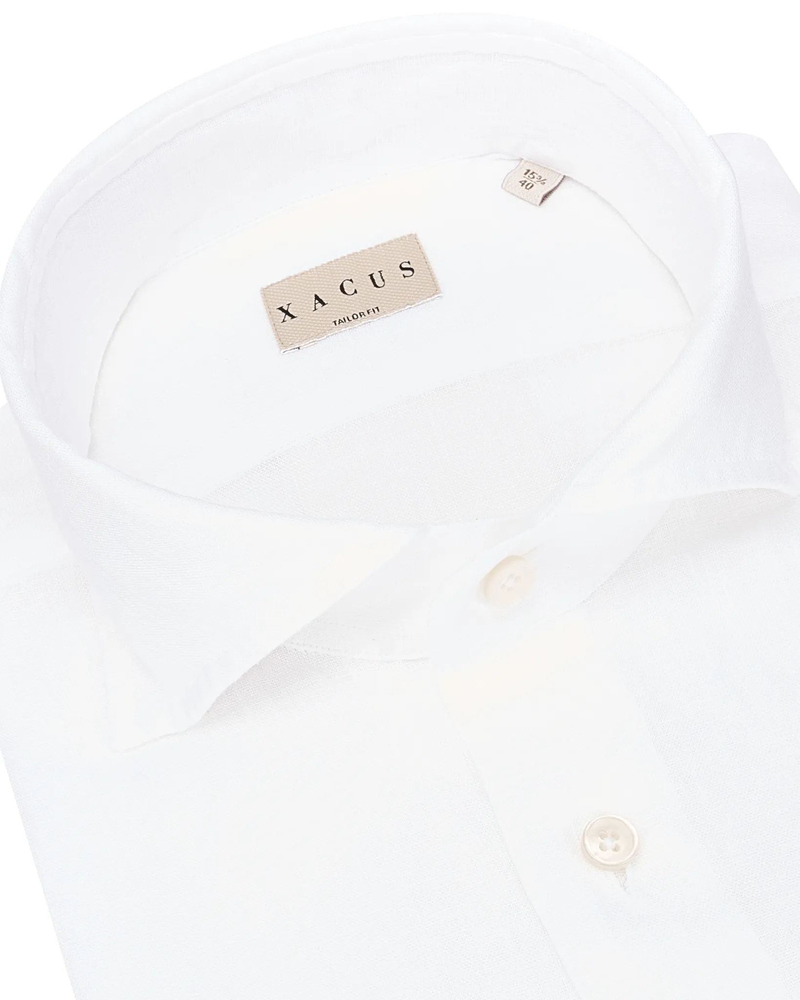 Xacus Overhemd LM Wit 109331-001-38