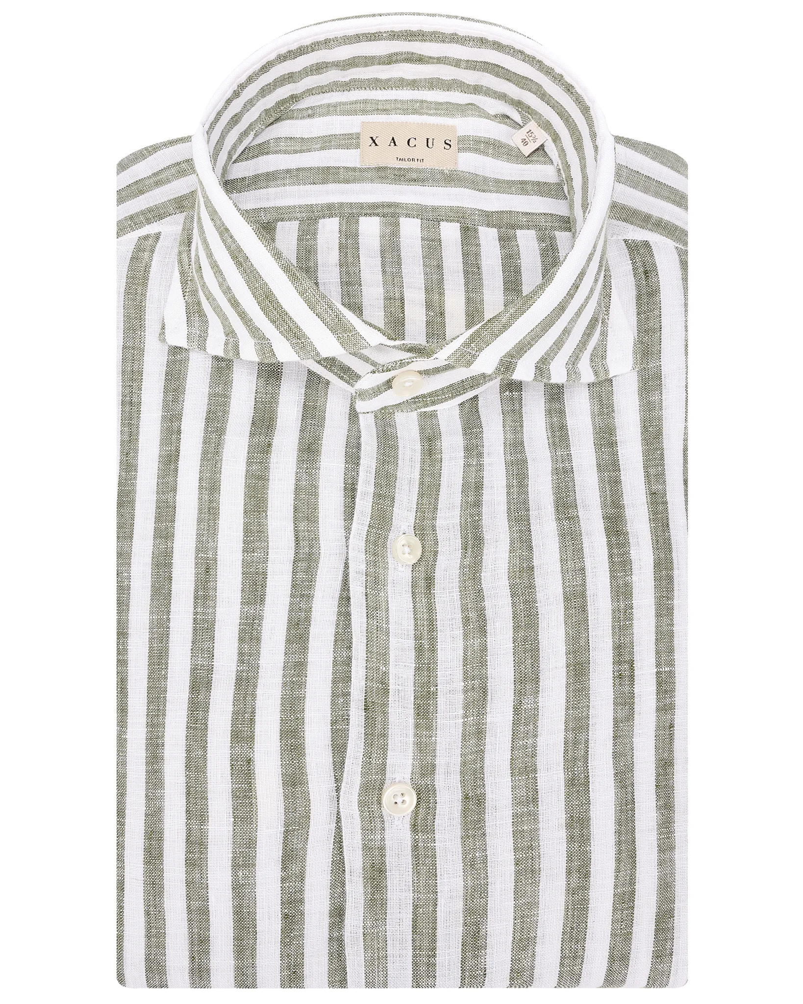 Xacus Overhemd LM Groen 109335-001-38