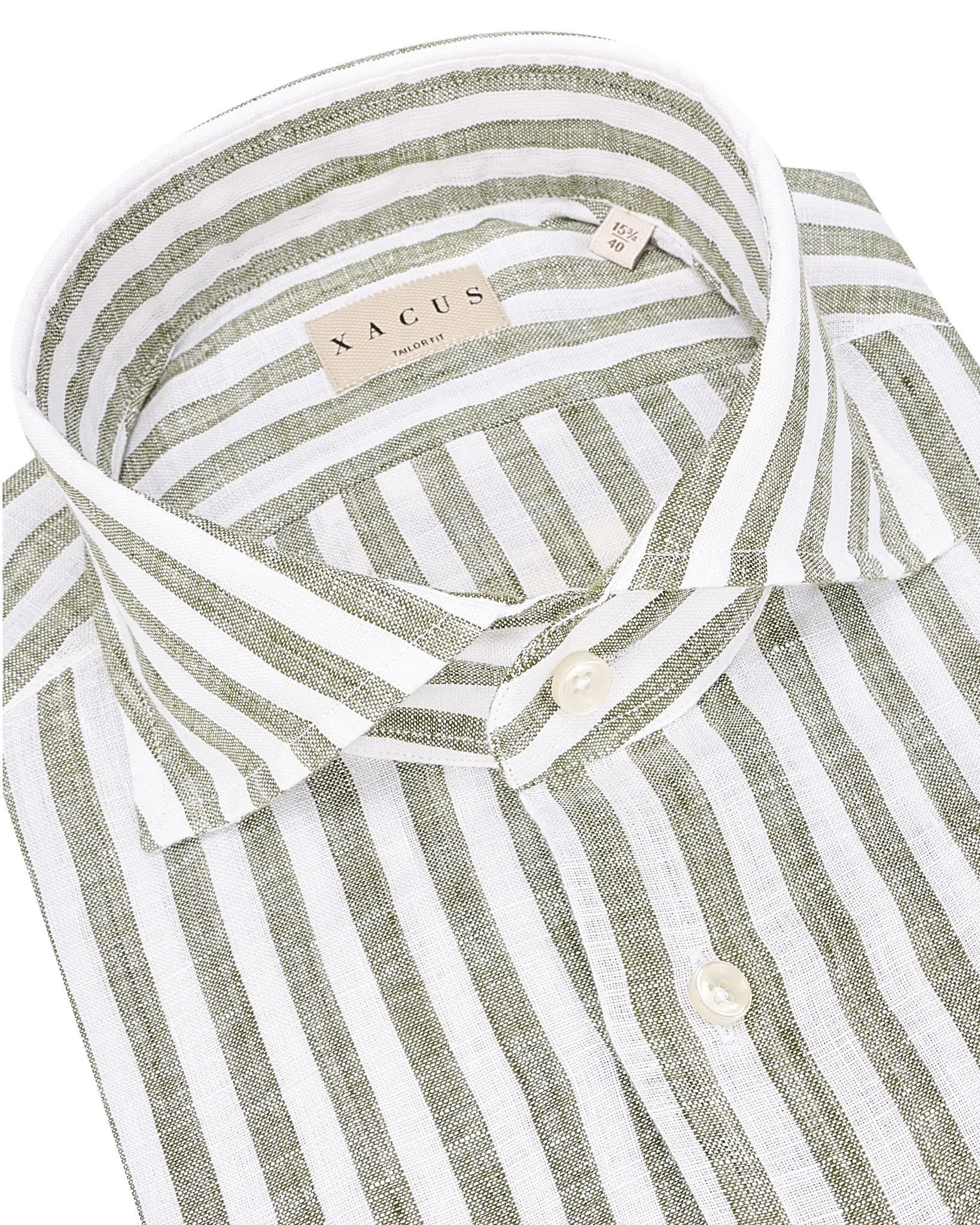 Xacus Overhemd LM Groen 109335-001-38